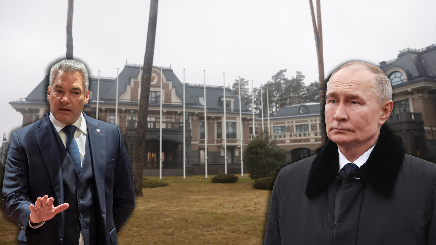 In dieser Residenz trafen sich Karl Nehammer und Wladimir Putin im April 2022.