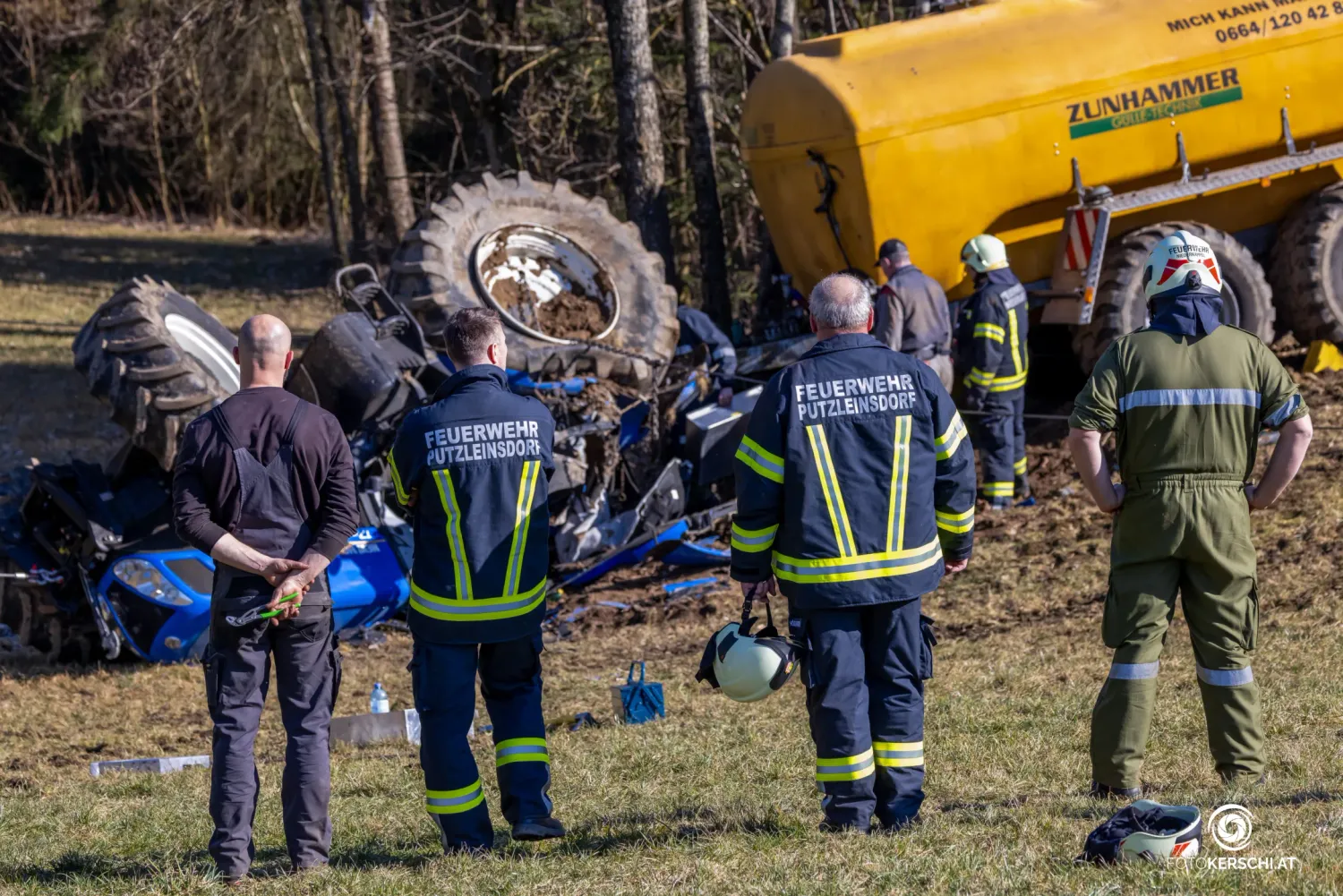 Tödlicher Traktorunfall bei Niederkappel.