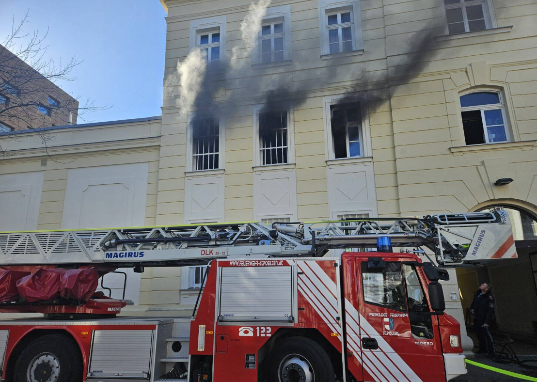Brand in der Justizanstalt St. Pölten