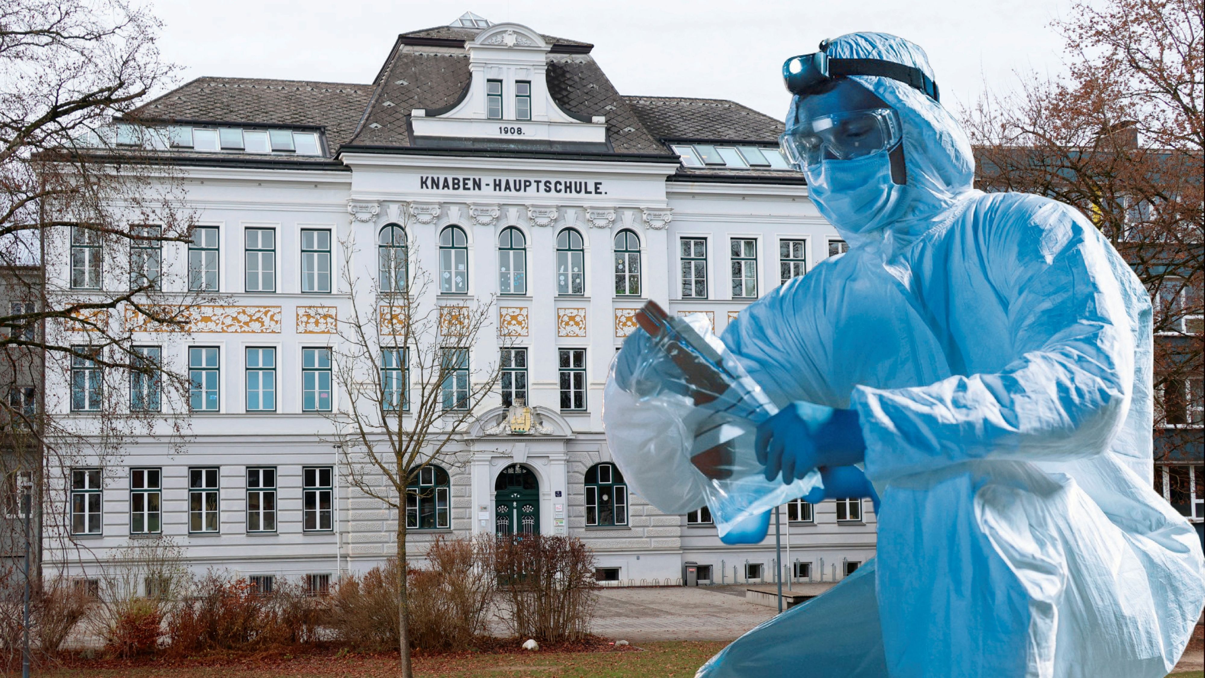 Die Mumie wurde im Keller dieser Schule in Vöcklabruck gefunden. (Symbolbild)