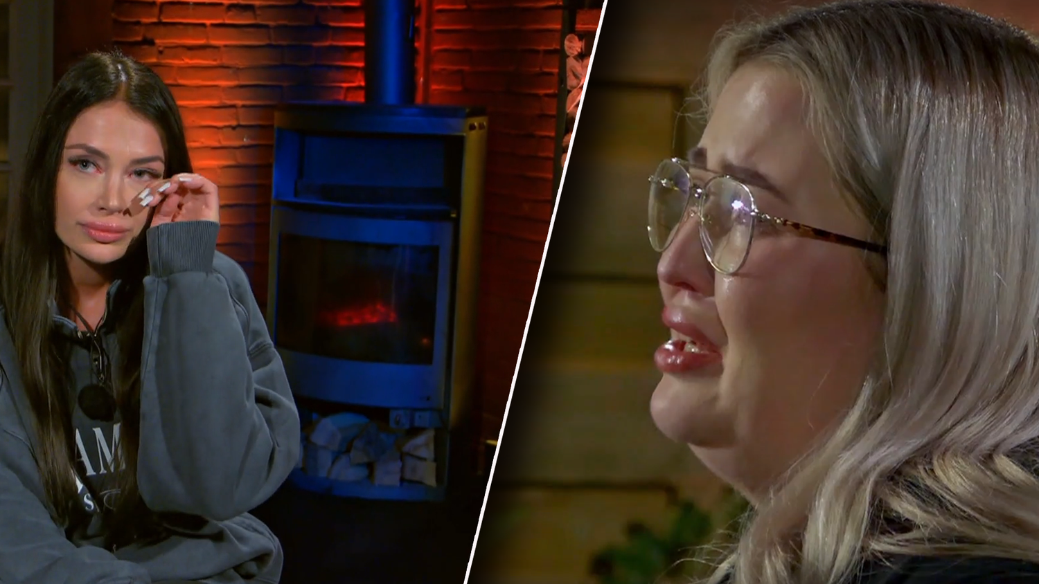 Vanessa (links) und Sophie (rechts) streiten außerhalb des Sommerhauses. Erstere wurde übelst beschimpft.