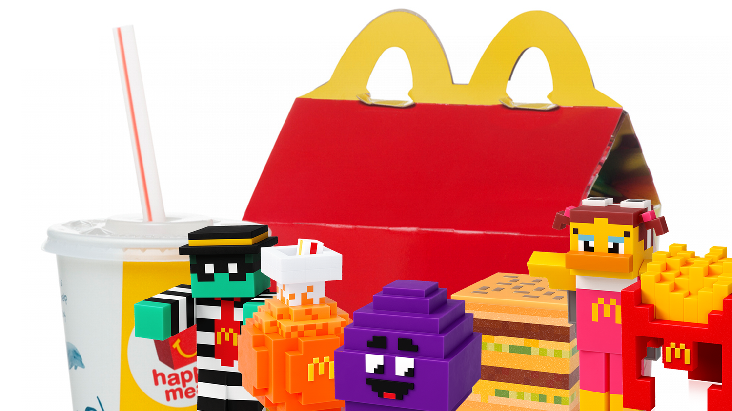 Im Zuge der Kooperation bringt McDonalds 6 neue Sammelfiguren auf den Markt.