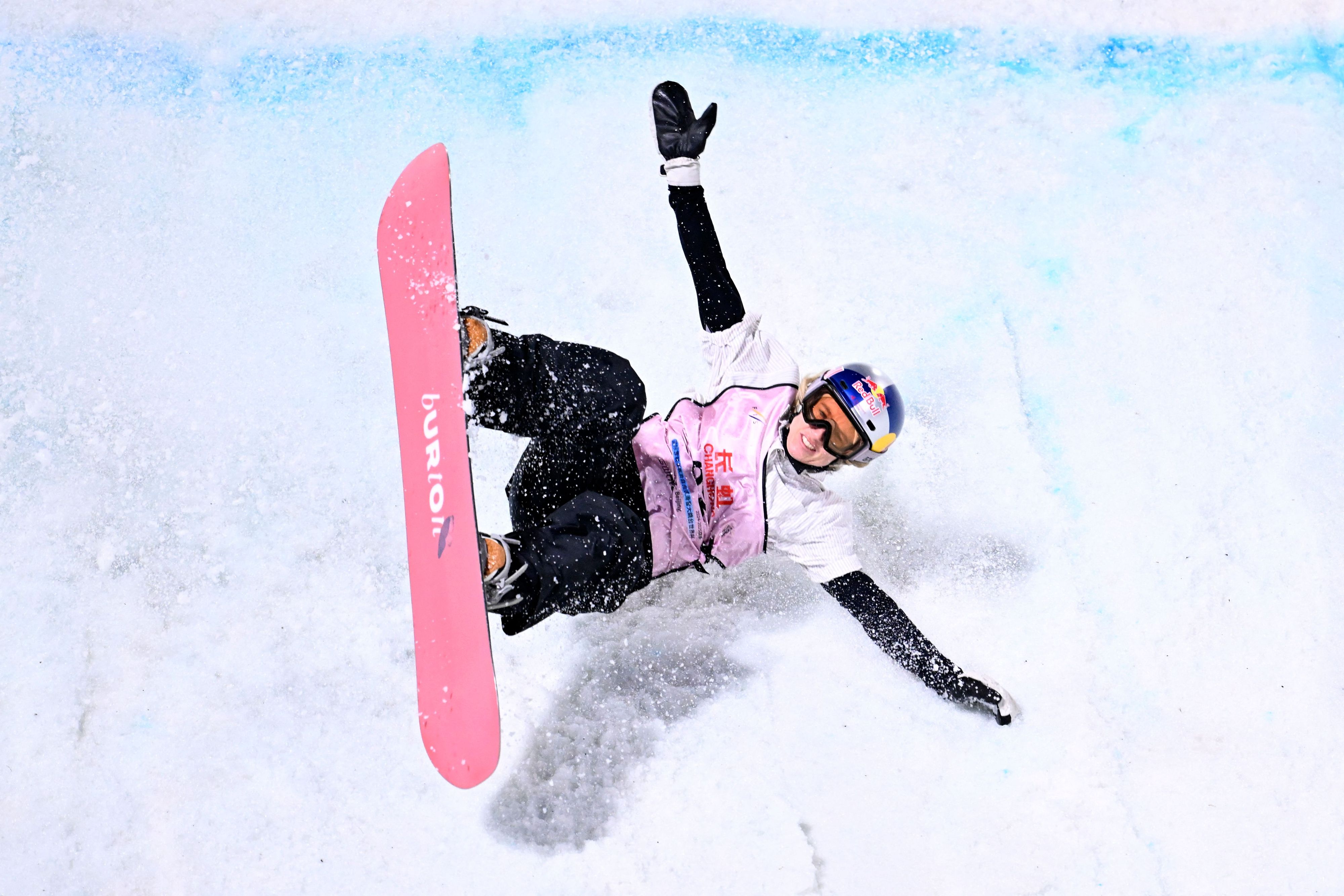 Anna Gasser landete unsanft.