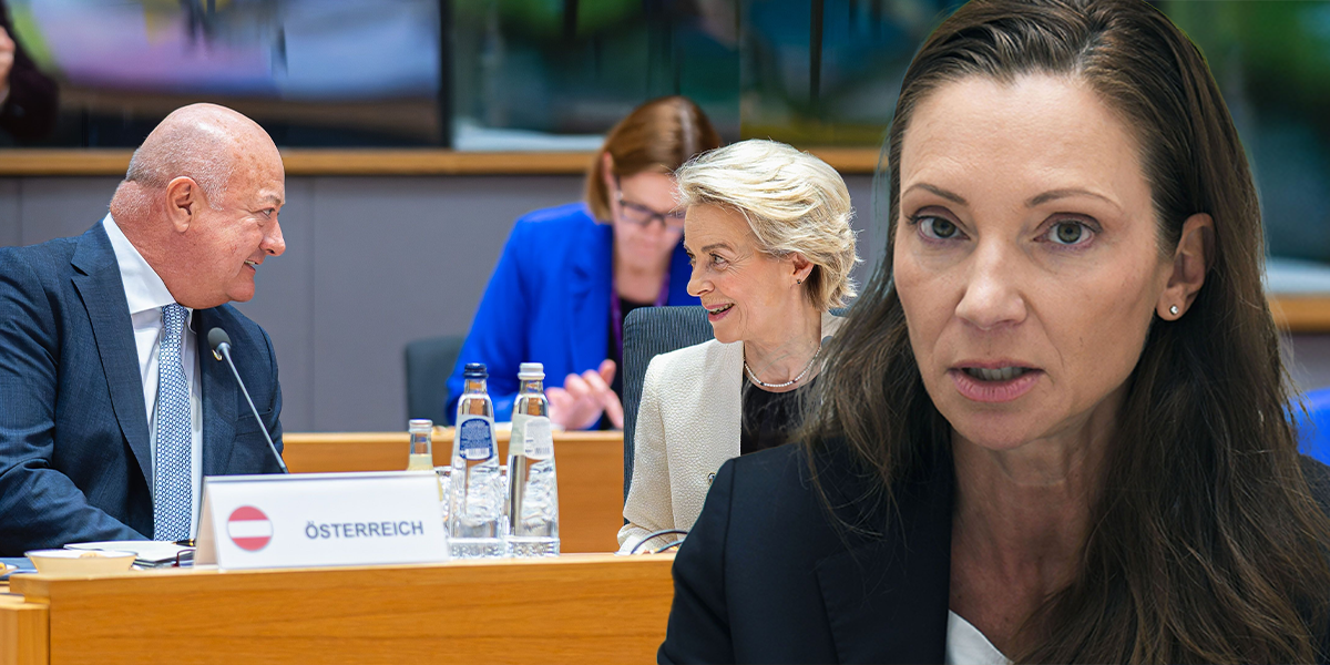 FPÖ-Außenpolitiksprecherin <strong>Susanne Fürst</strong> teilt gegen Kanzler Stocker und EUs Von der Leyen aus