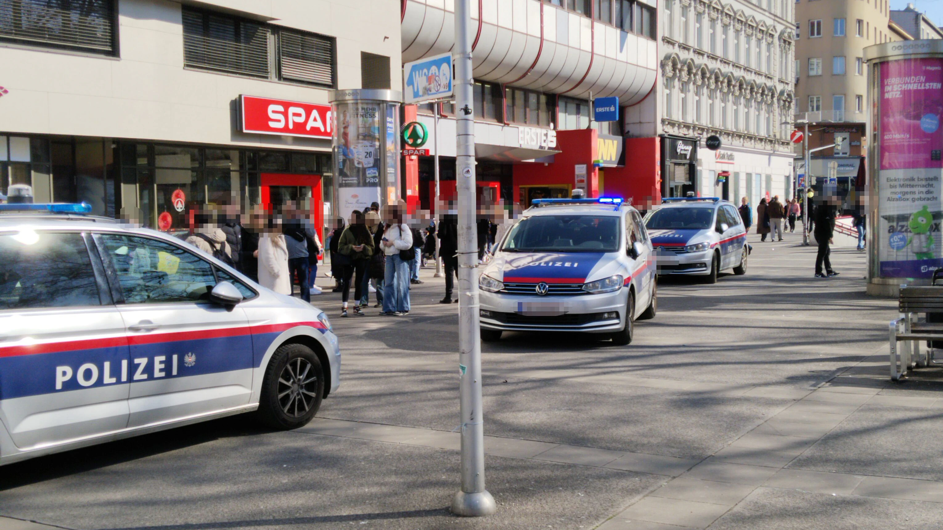 Schlägerei in Wiener Verbotszone! Polizei im Einsatz