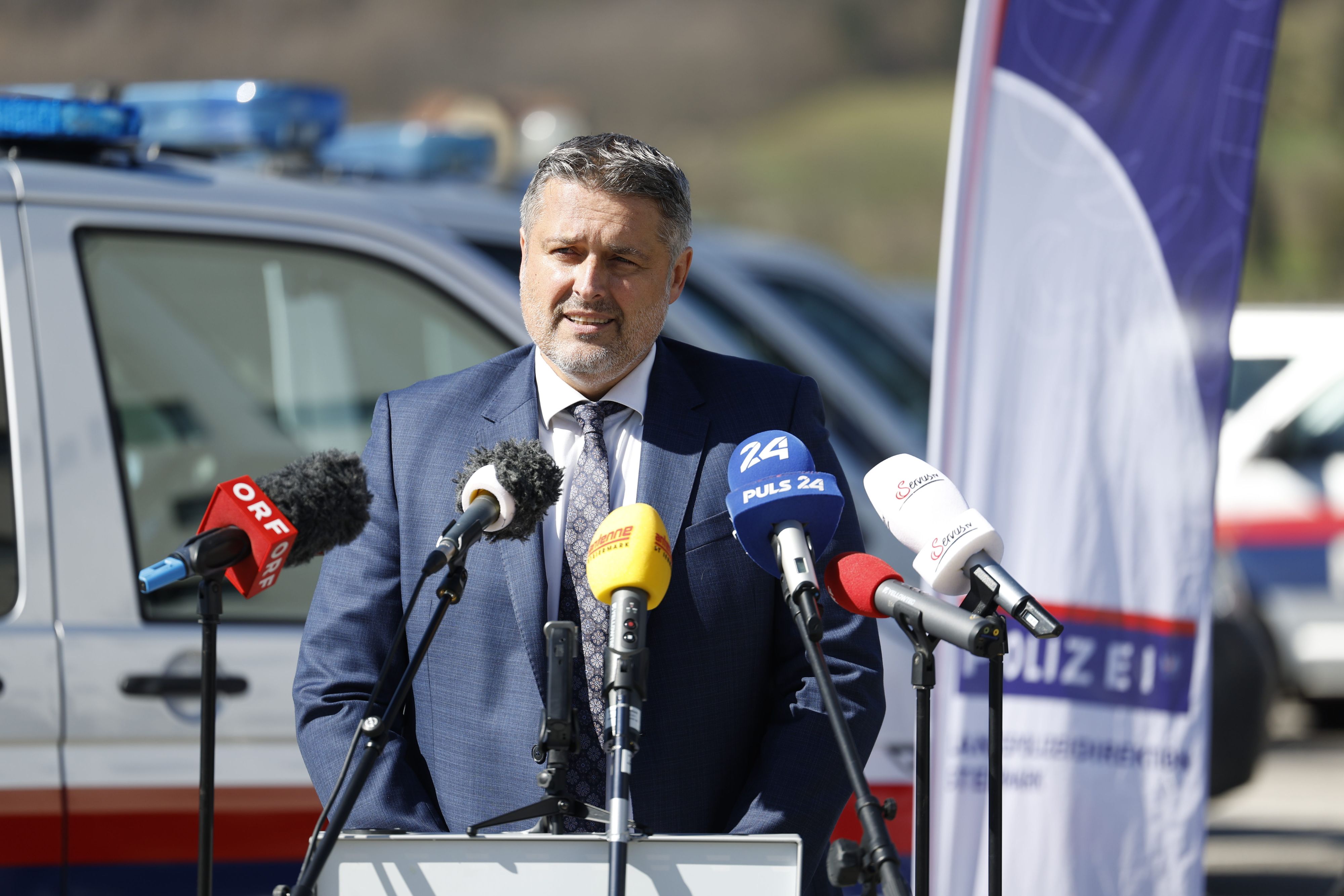 Brigadier Michael Lohnegger (LKA Stmk.) schildert die Horror-Details der 