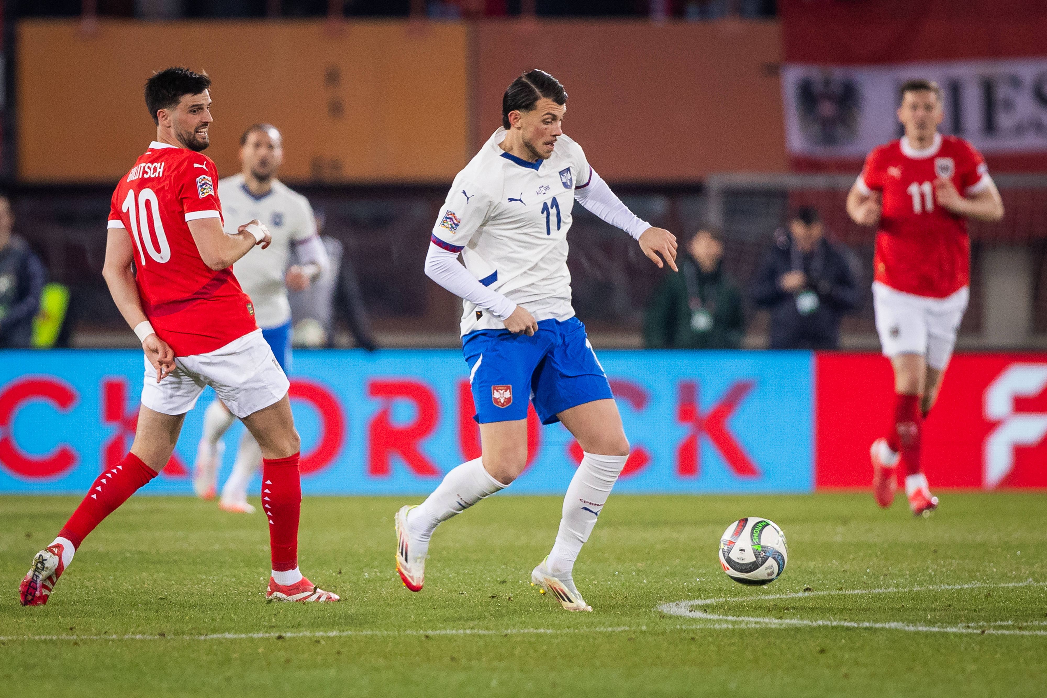 Lazar Samardzic erzielte gegen Österreich das 1:1. 