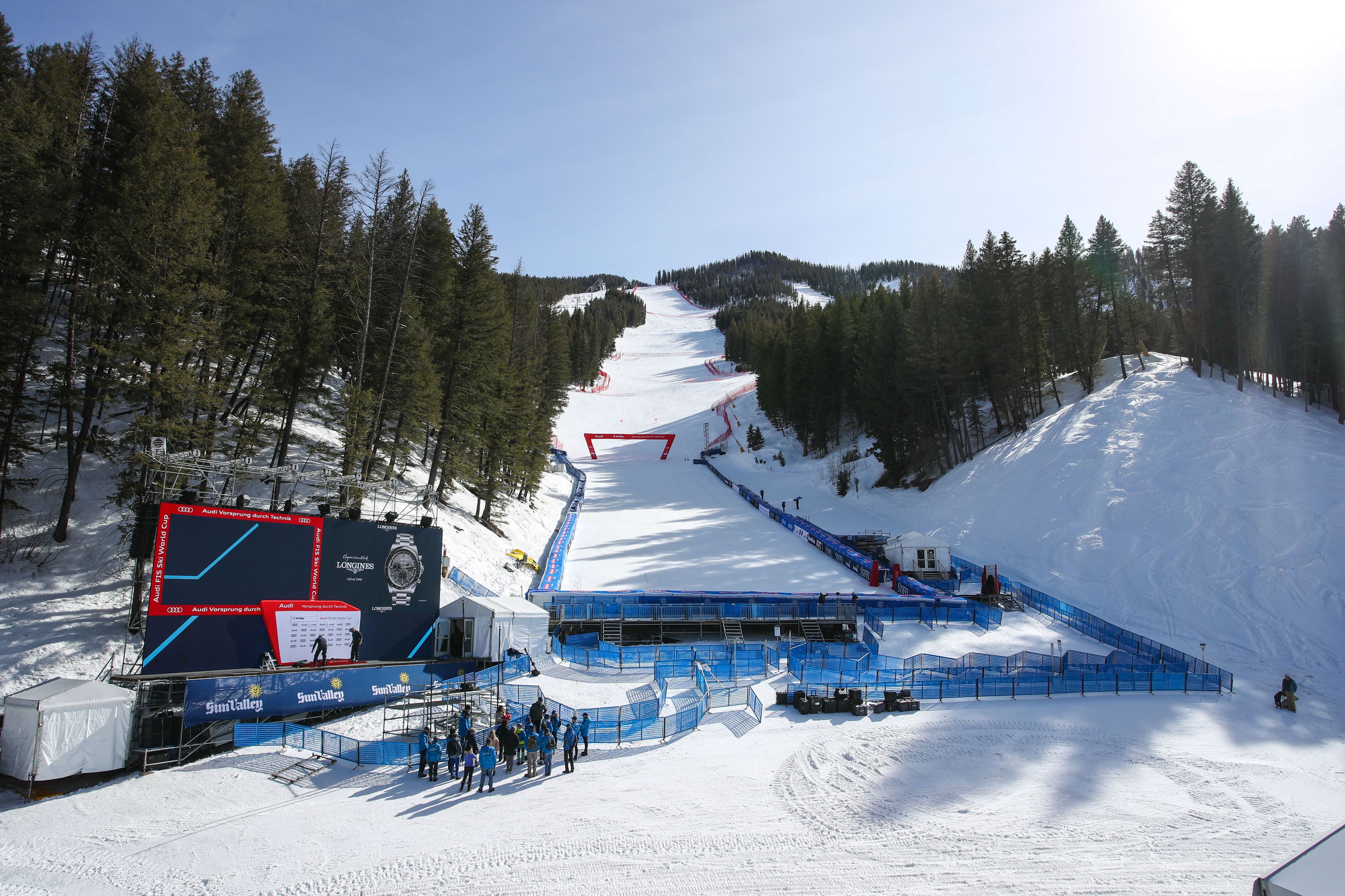 Das Wetter macht Probleme in Sun Valley.