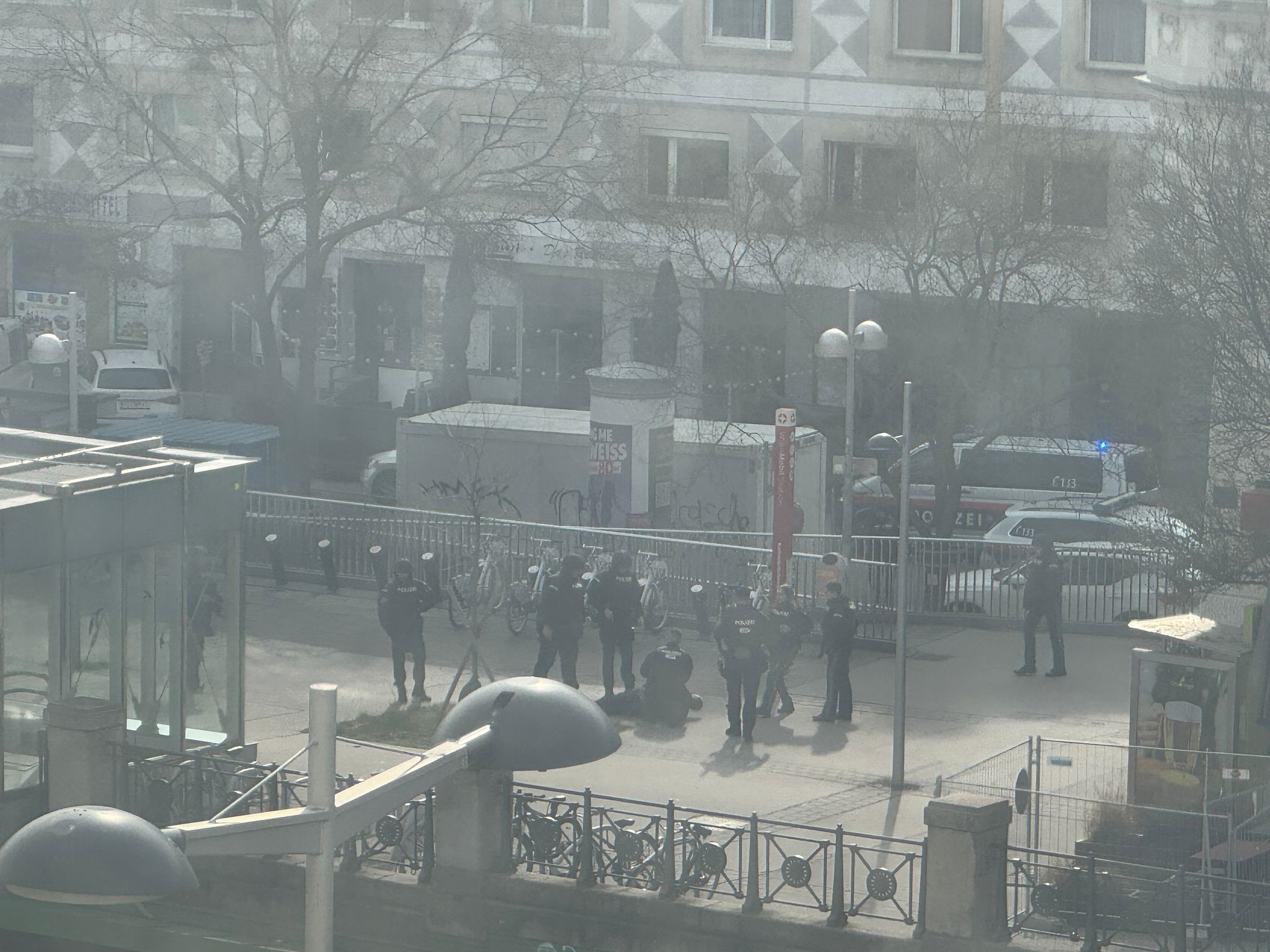 Spektakuläre Szenen bei der Falcostiege in Wien
