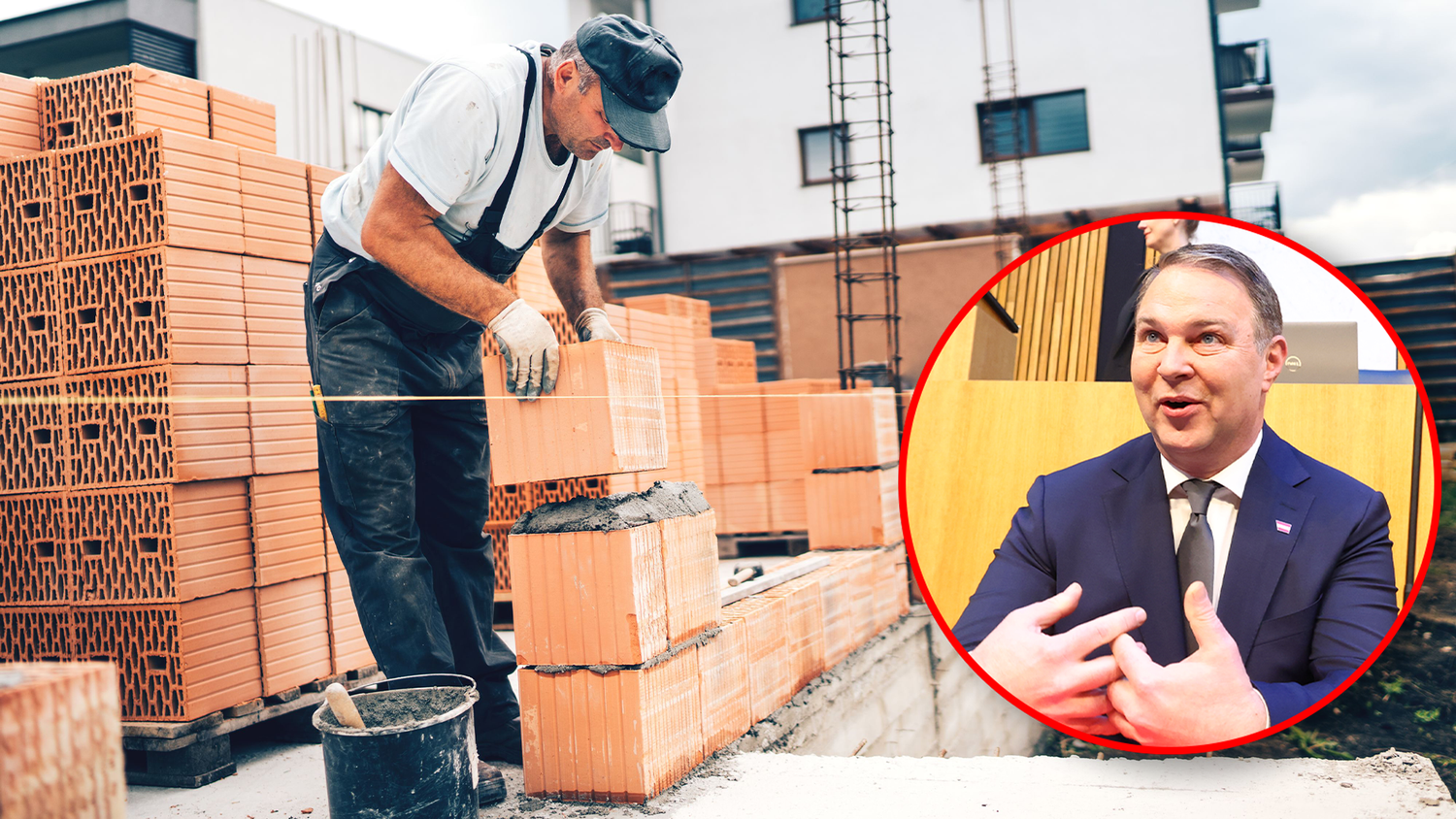 Vizekanzler Andreas Babler will die Baukonjunktur ankurbeln, ohne das Budget zu belasten.