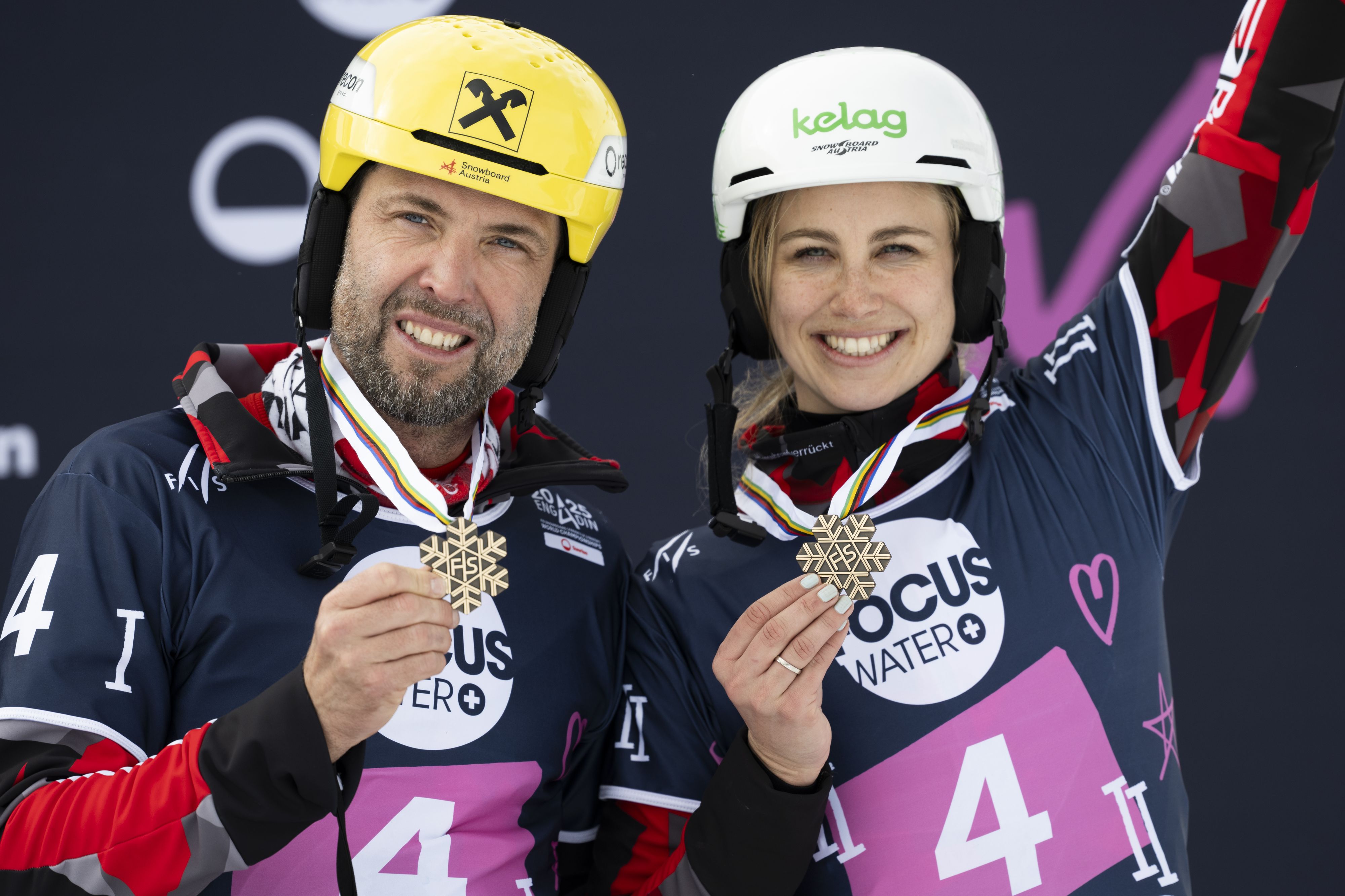 Sabine Payer und Andreas Prommegger holten die dritte ÖSV-Medaille der WM: 