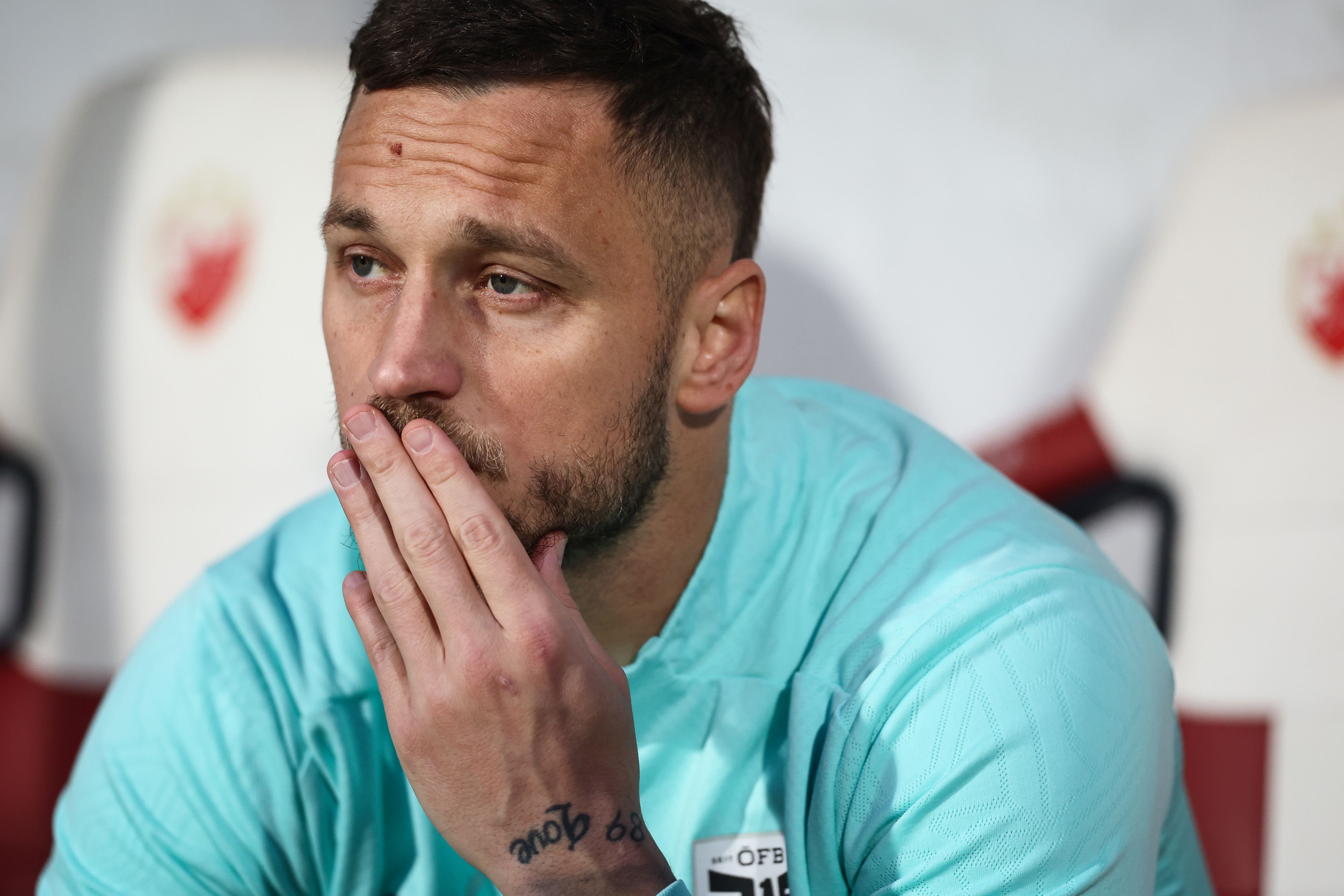 Marko Arnautovic zeigt sich in Belgrad nachdenklich.