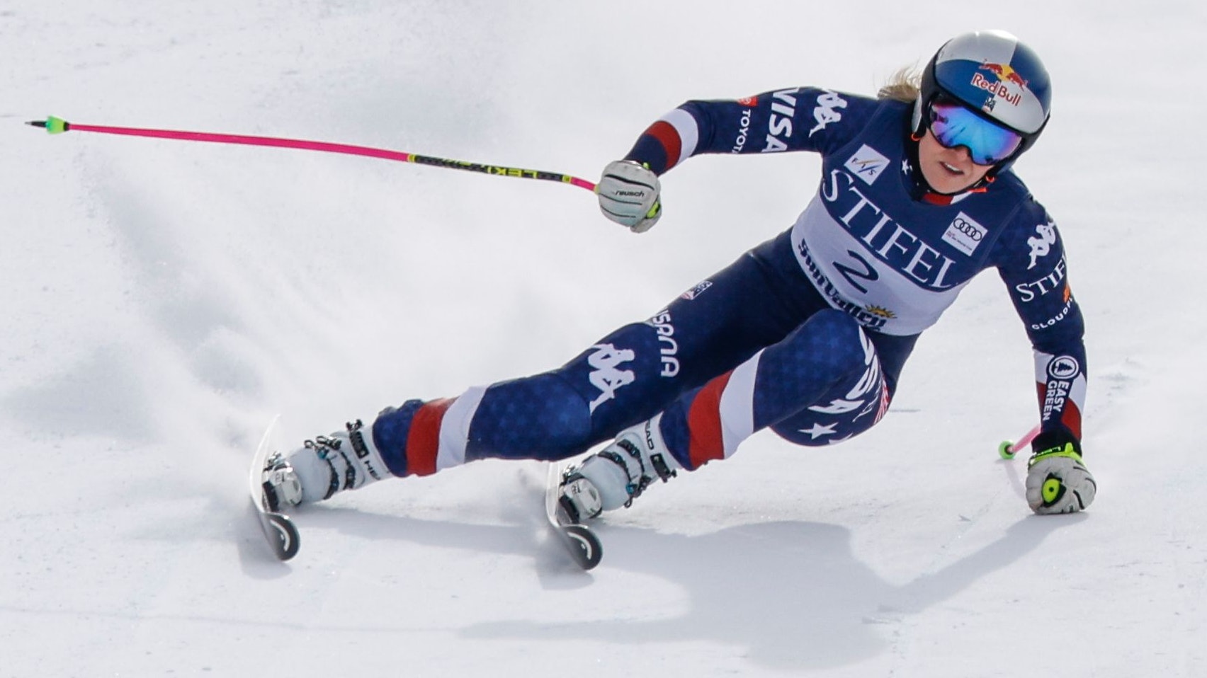 Lindsey Vonn holte ihren ersten Podestplatz seit sieben Jahren.