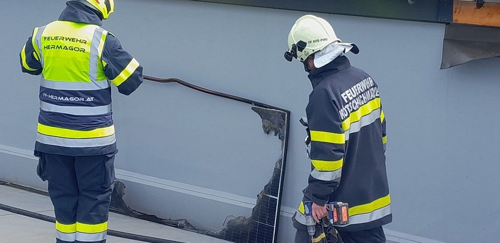 Die Feuerwehr konnte den Brand rasch löschen.