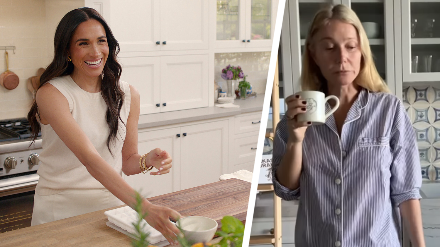 Gwyneth Paltrow teilte ein neues Kochvideo auf Instagram. Das Video unterlegt sie mit dem gleichen Song, den Herzogin Meghan für die Werbung ihrer Netflix-Show nutzt.