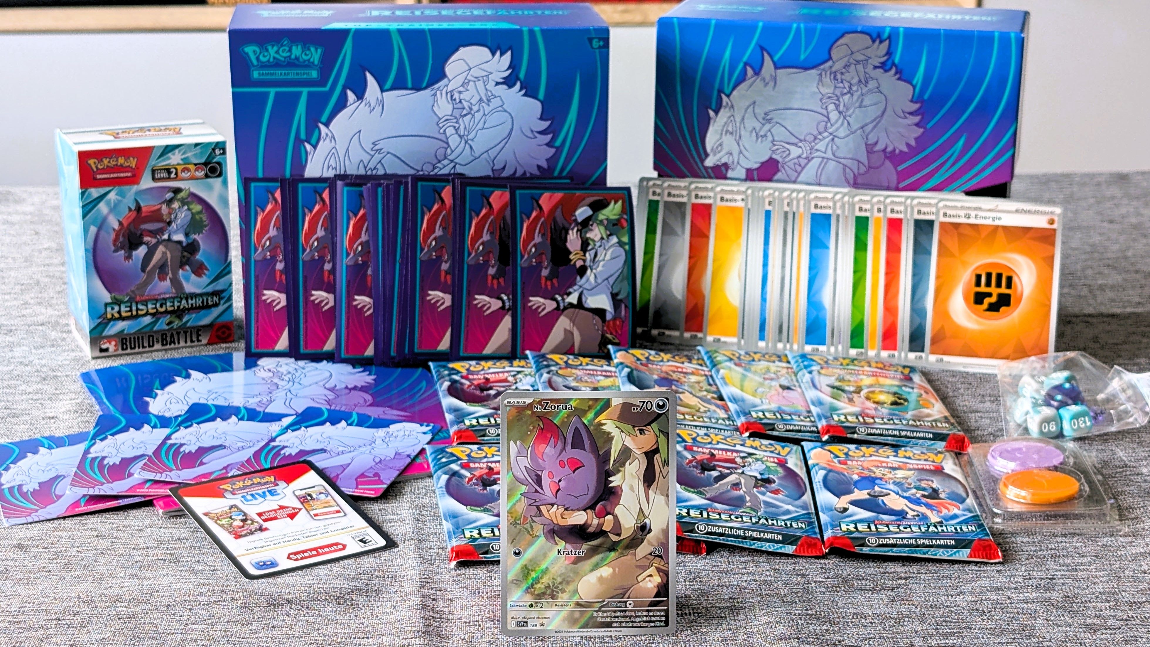 Es gibt Promokarten in bestimmten Produkten, wie zum Beispiel Irokex, Ns Zorua oder Yanmega. 