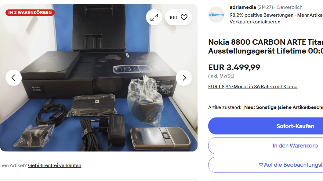Nokia 8800 Carbon Arte