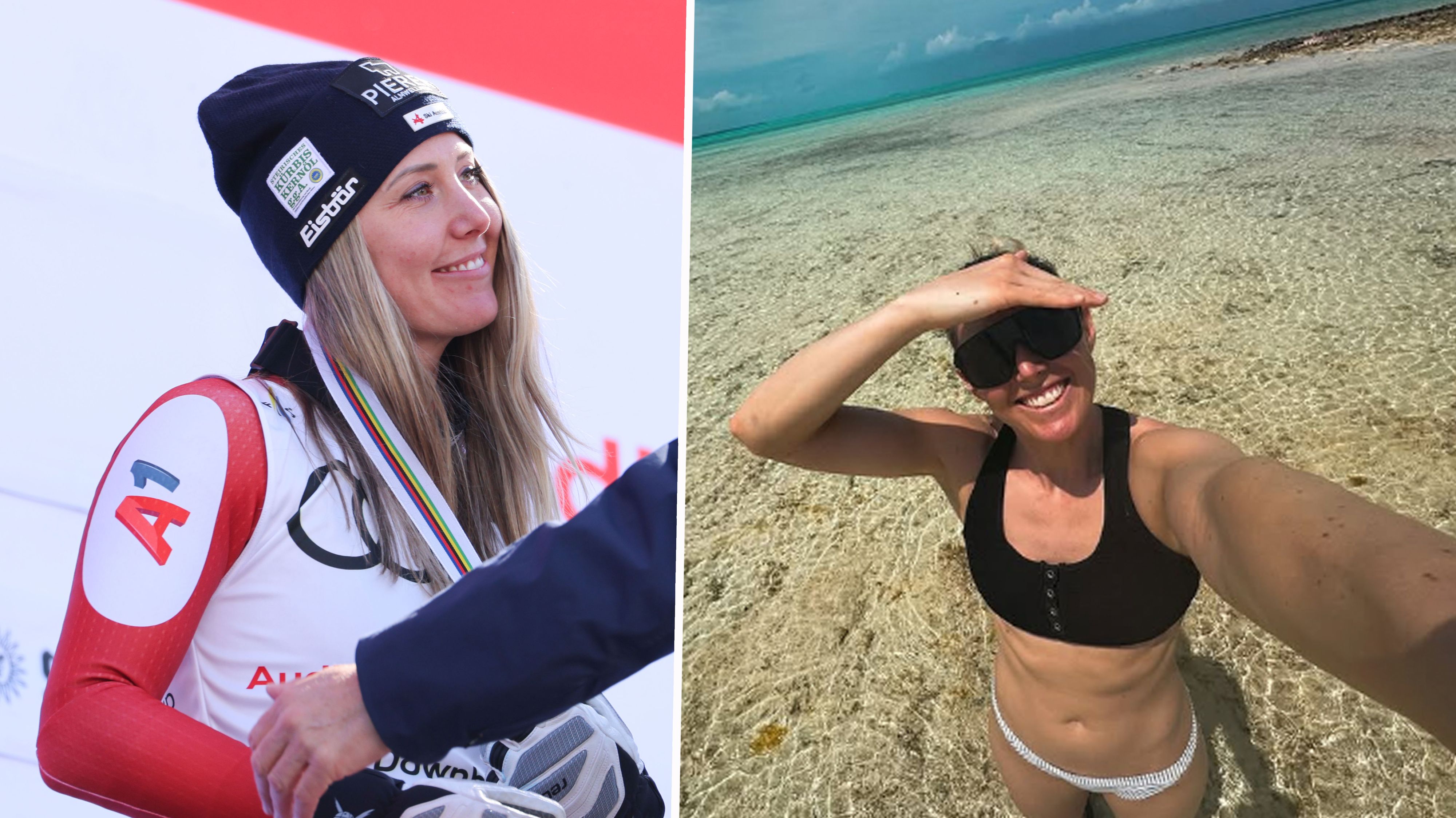 Conny Hütter grüßt unmittelbar nach dem letzten Rennen schon von den Bahamas.