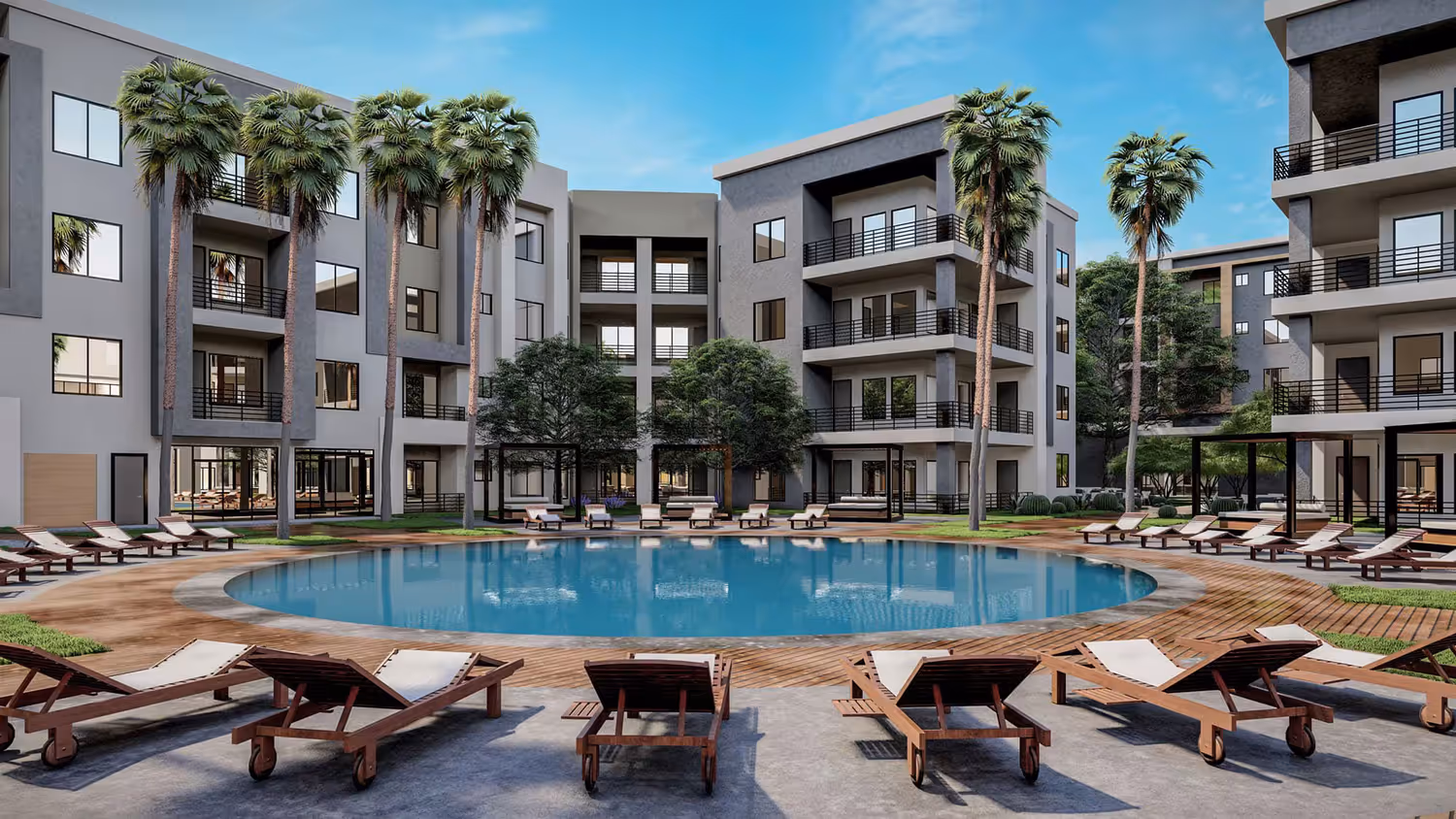 So soll das Otonomus Hotel am Las Vegas Strip aussehen - oder zumindest ein Pool davon.