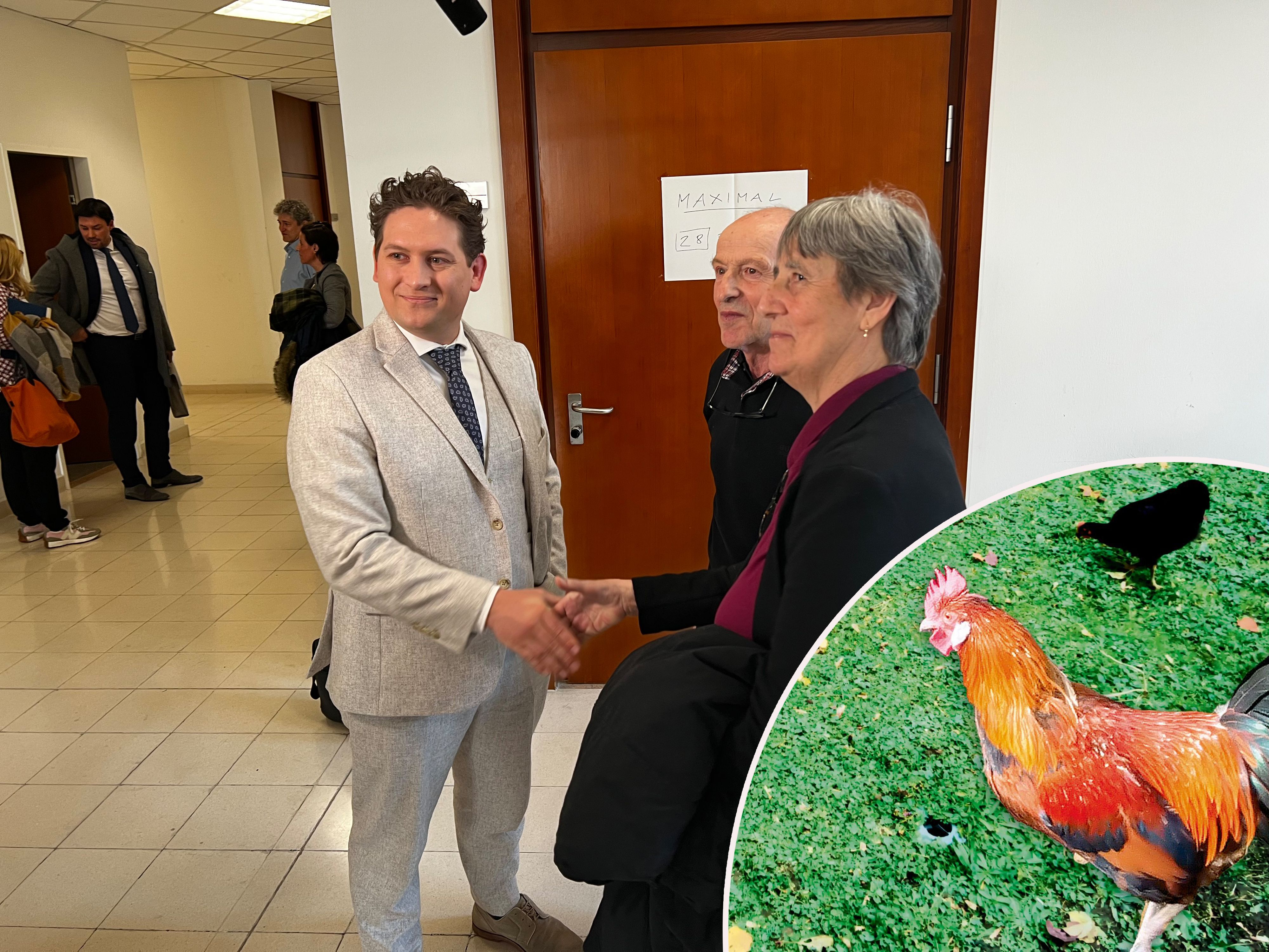 Ende gut, alles gut? Zum Abschluss des Prozesses gab es einen Handschlag zwischen den Beteiligten.