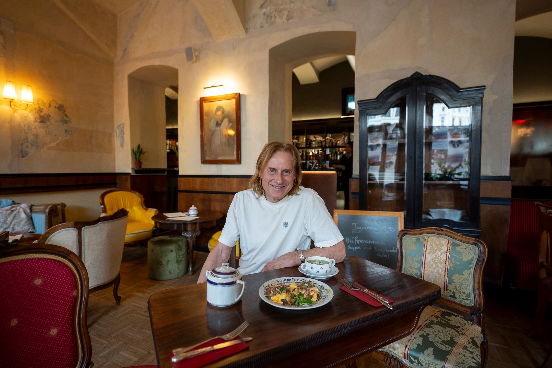 Gert Kunze in seinem neuen Lokal 