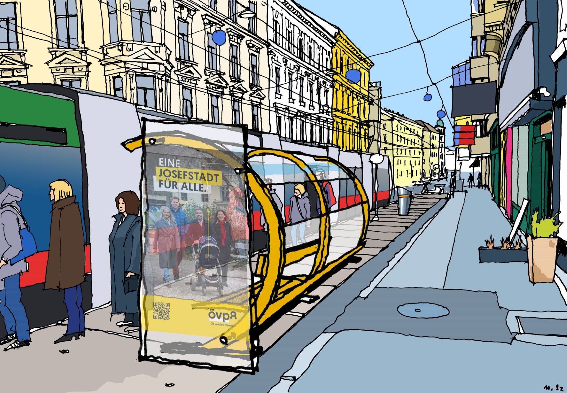 So soll das Wartehäuschen 