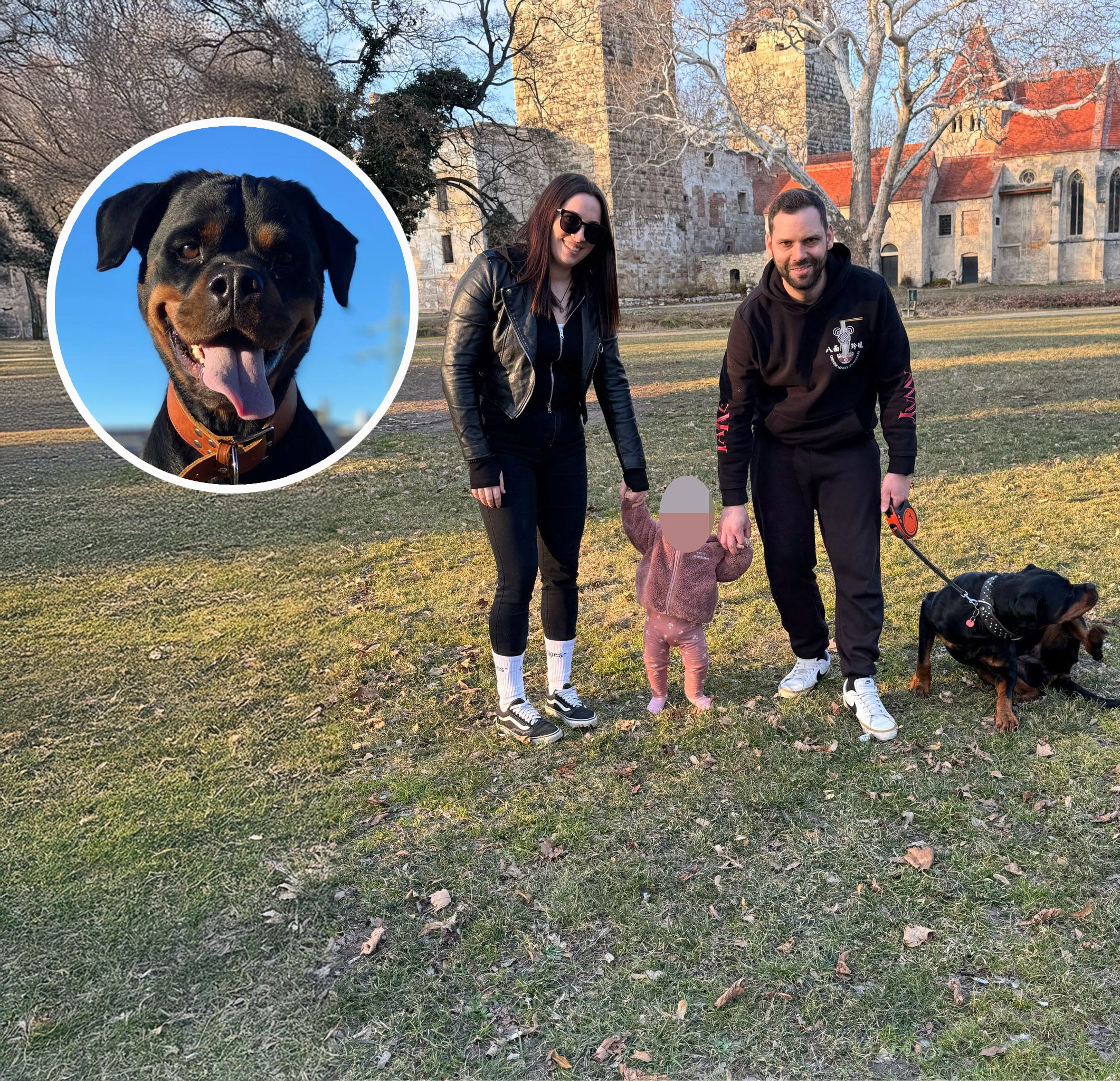 Shiva ist für Jennifer W., Mario M. und Töchterchen Mila ein Familienmitglied und eine treue Begleiterin.