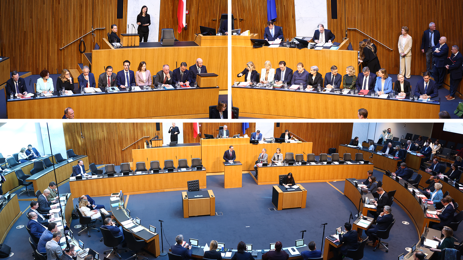 Viele Regierungsmitglieder fehlten in der Sitzung des Nationalrats.