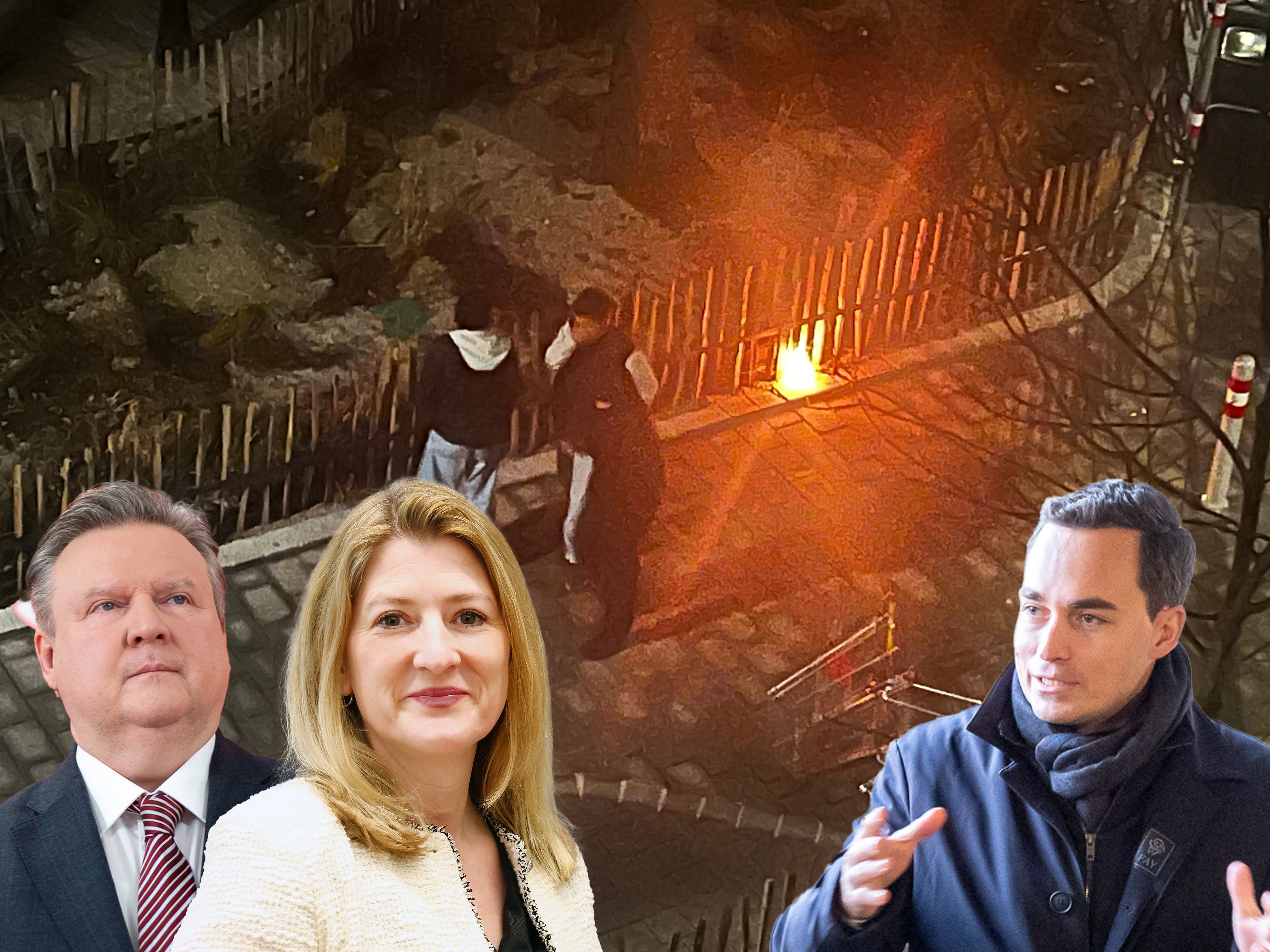 Eskalation auf Wiens Straßen – Jetzt will Bürgermeister Ludwig (li.) Erziehungscamps. NEOS-Stadträtin Emmerling (Mi.) ist dafür, FPÖ-Mann Krauss (re.) tobt.