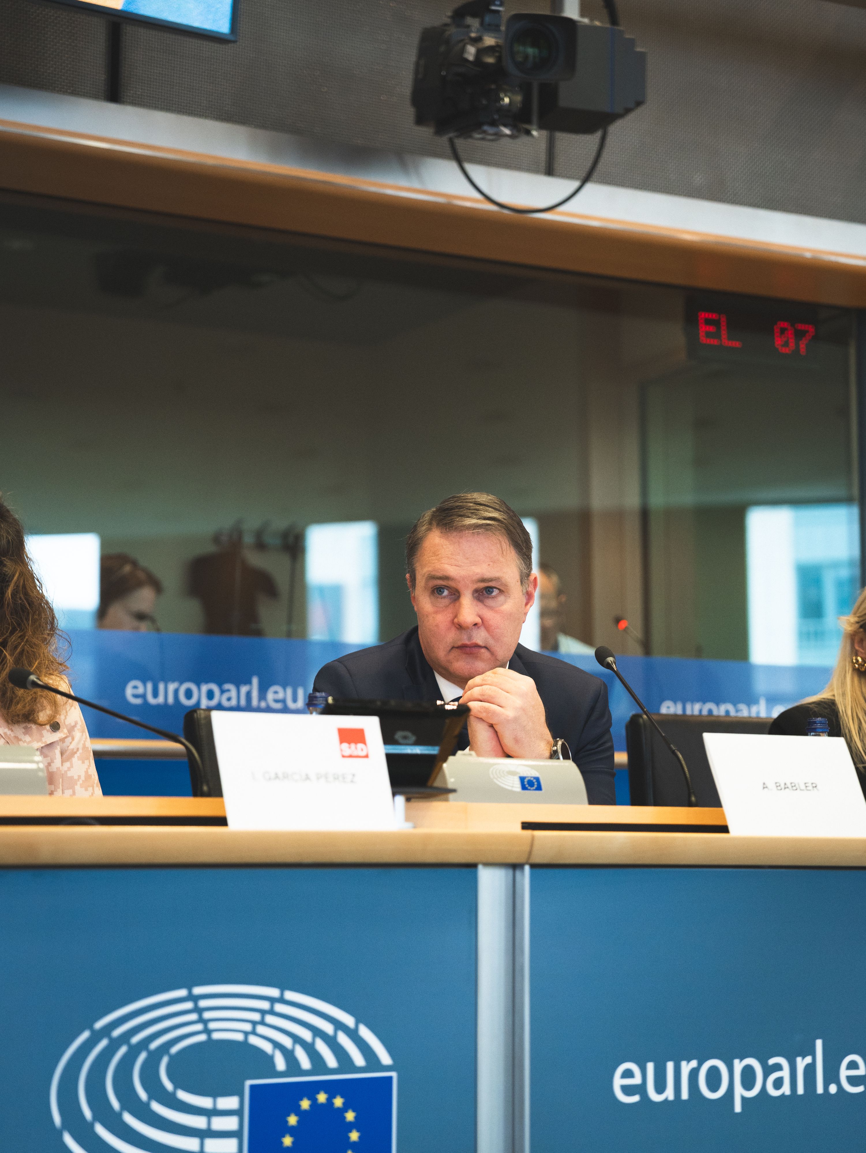 Antrittsbesuch von Vizekanzler Andreas Babler im europäischen Parlament und bei der europäischen Kommission am 26. März 2025