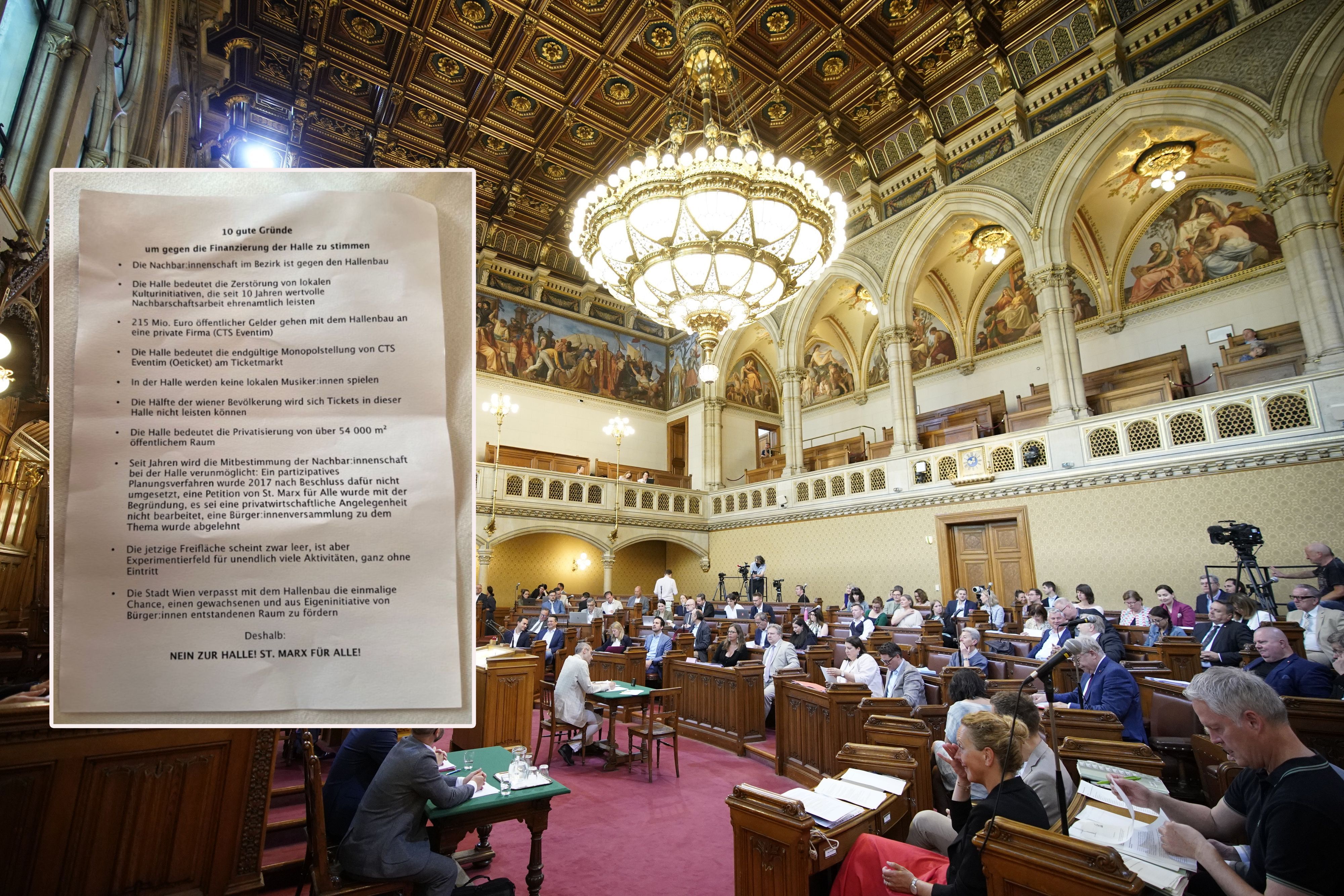 Heute.at - Protest im Gemeinderat wegen Eventhalle