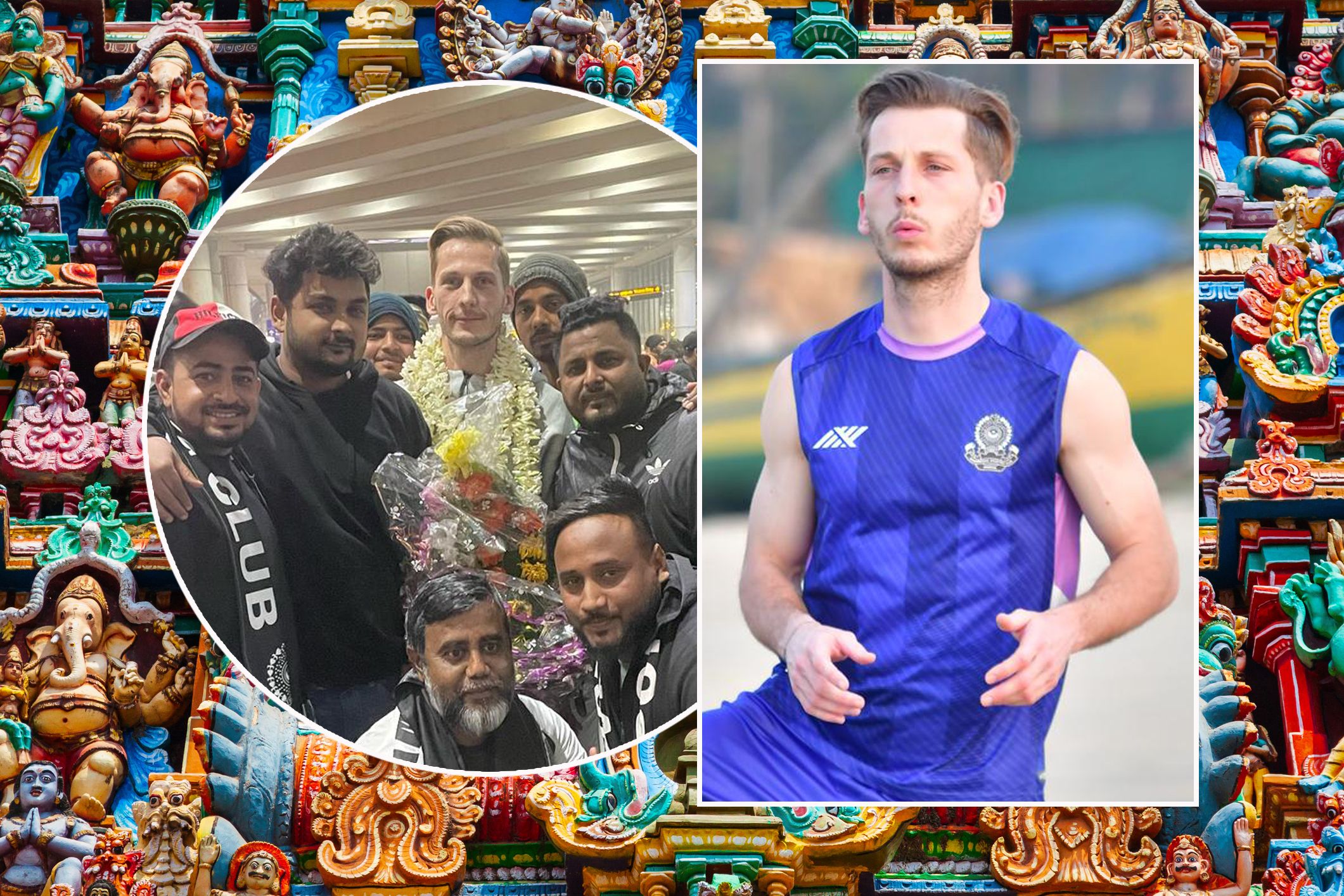 Marc Andre Schmerböck saugt die Eindrück in Indien auf.