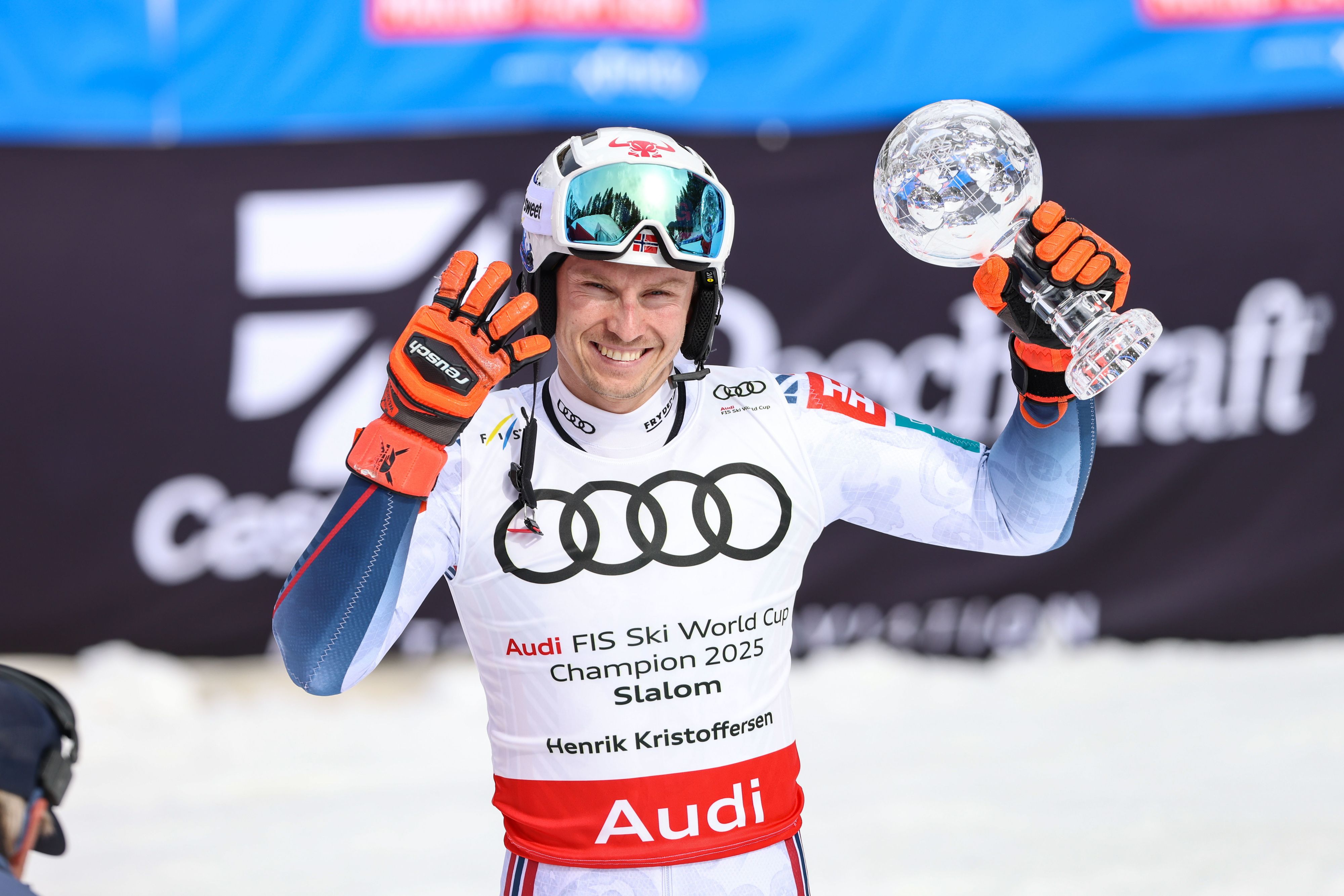 Henrik Kristoffersen holt zum vierten Mal Slalom-Kristall.