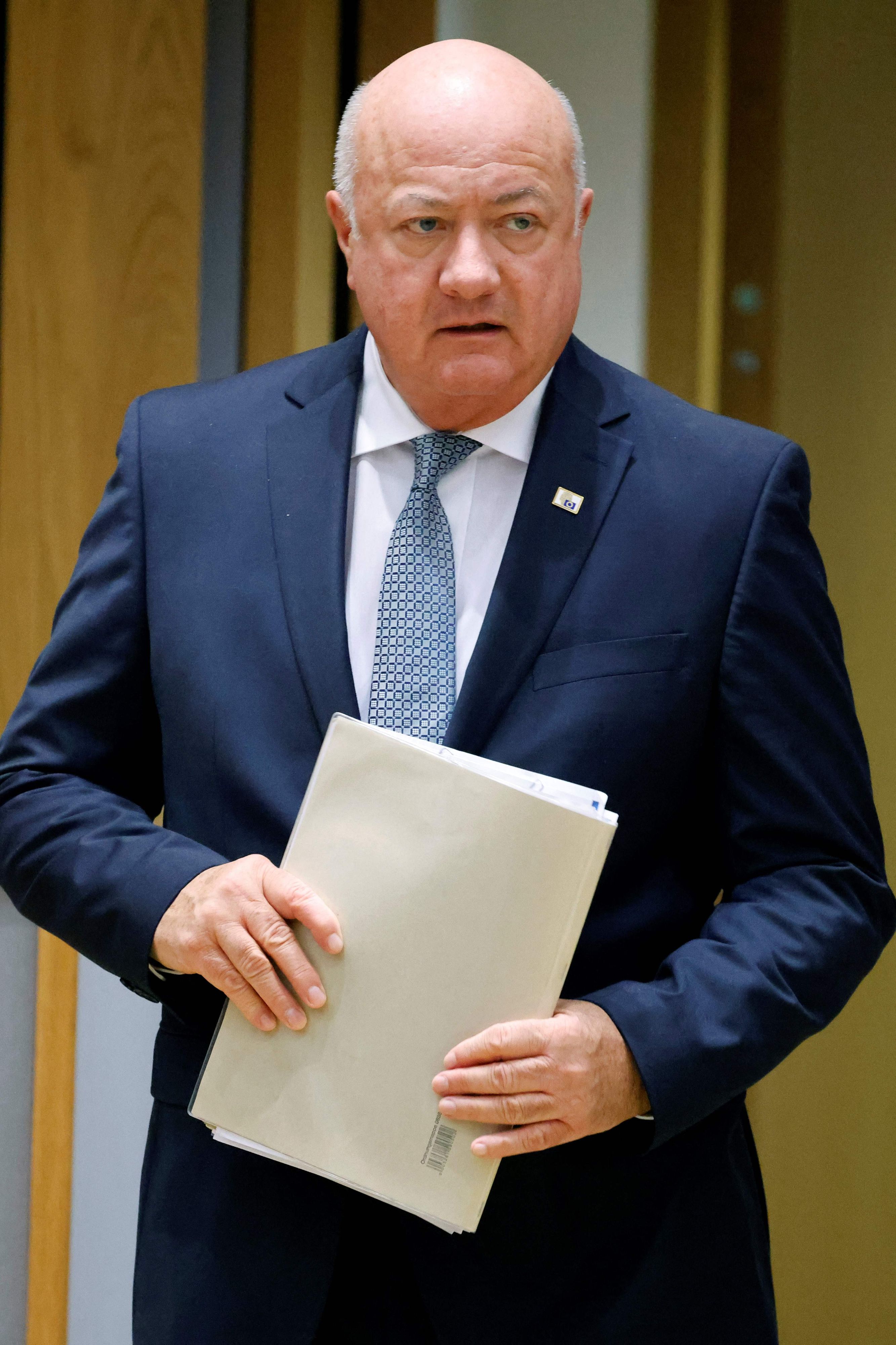 Bundeskanzler Christian Stocker während eines Arbeitsbesuchs in Brüssel, 20. März 2025.