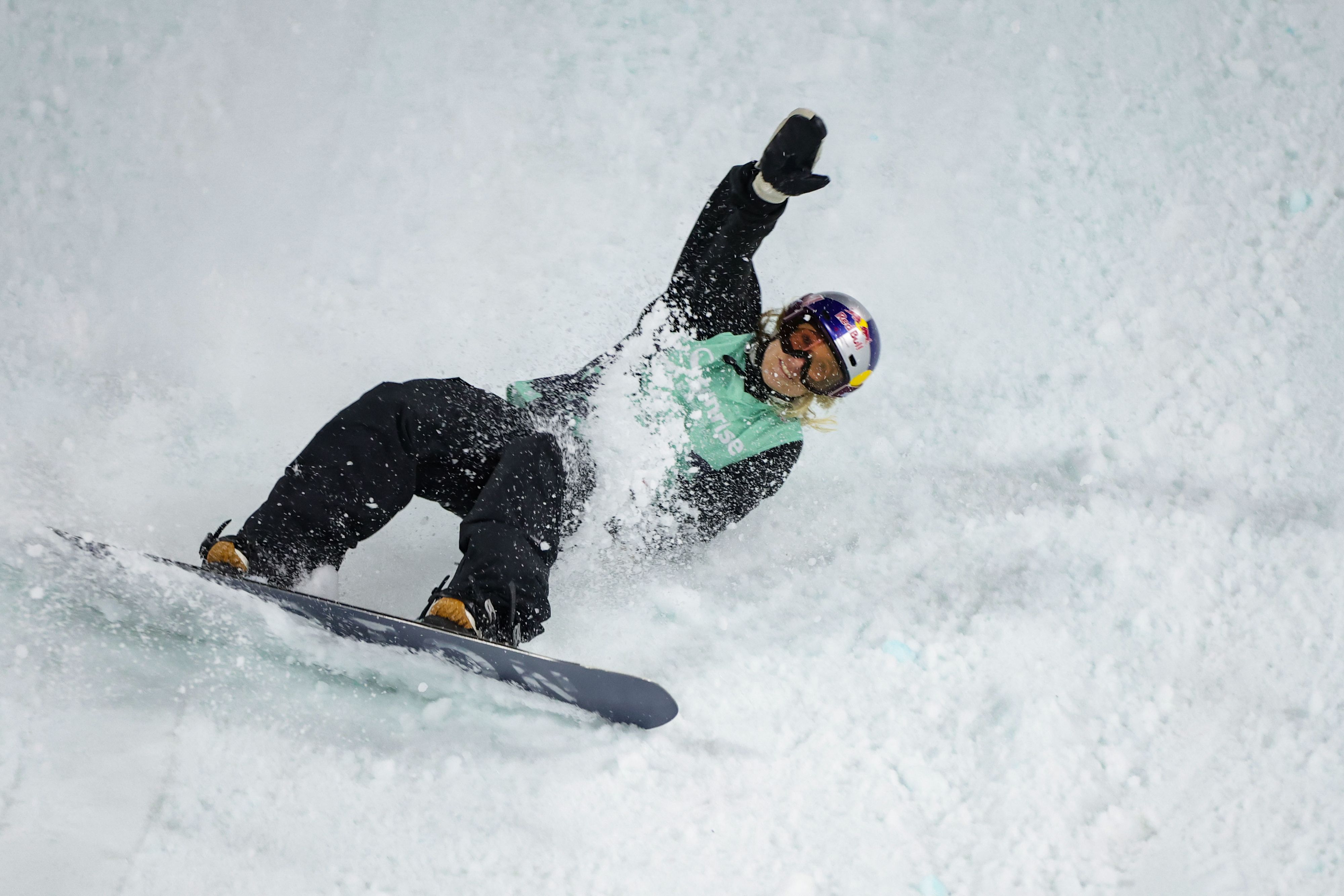 Anna Gasser stürzte im Finale.