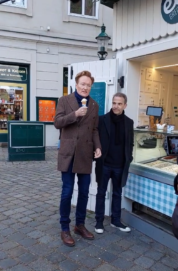Conan O'Brien in Wien. 