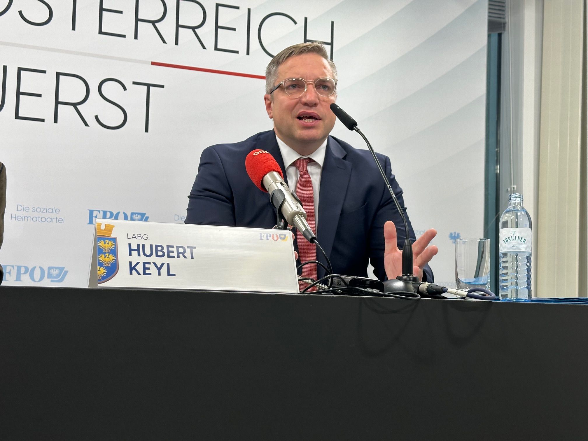 Verfassungssprecher Hubert Keyl von der FPÖ Niederösterreich