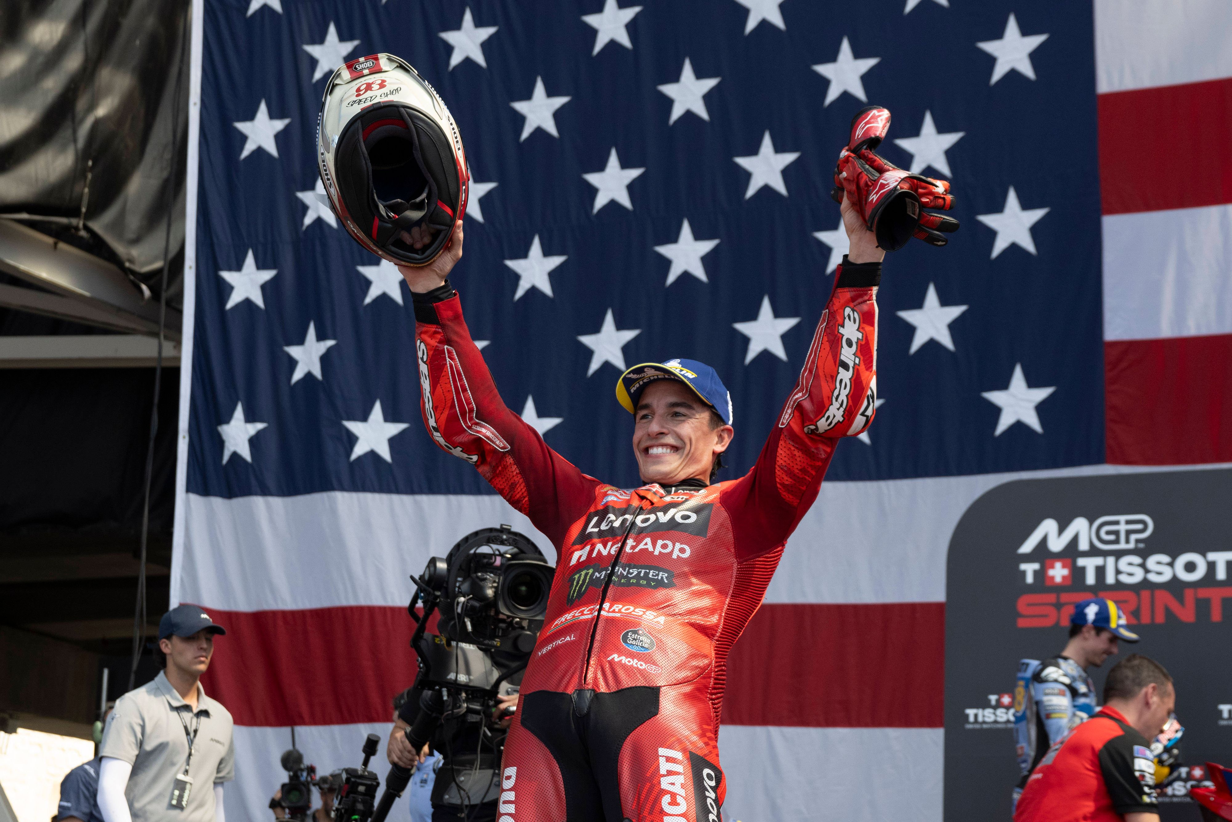Marc Marquez fährt auch in den USA allen davon.