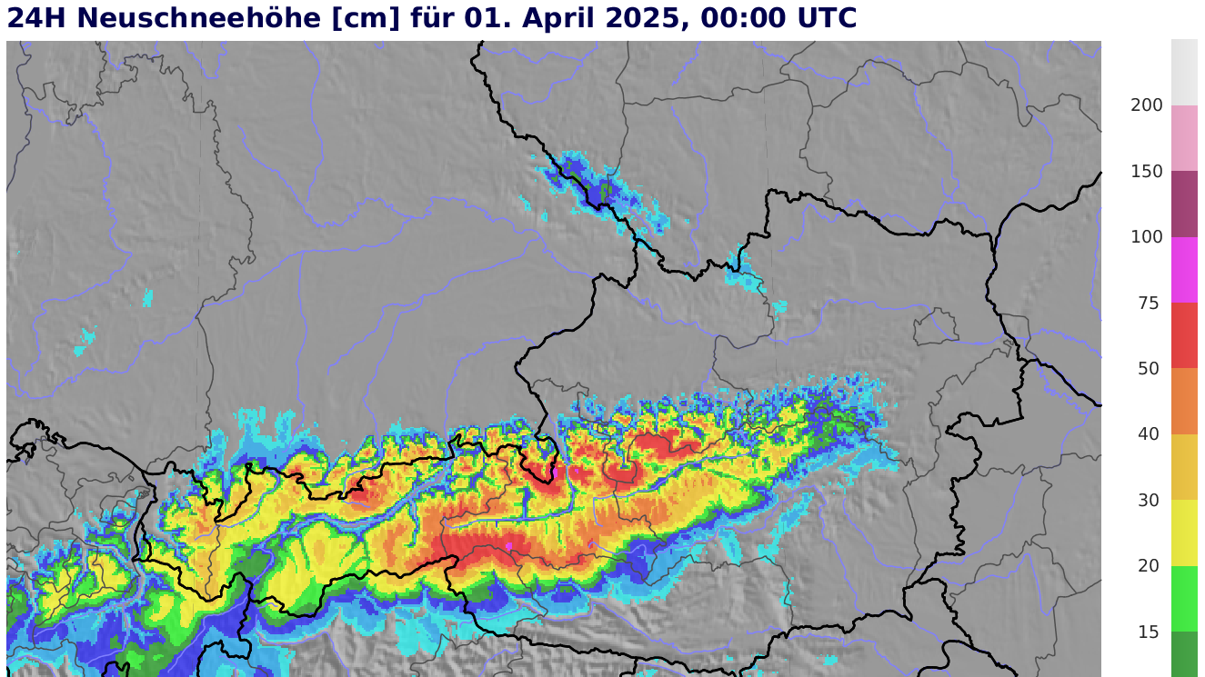 In den Alpen schneit es zu Wochenbeginn ergiebig.