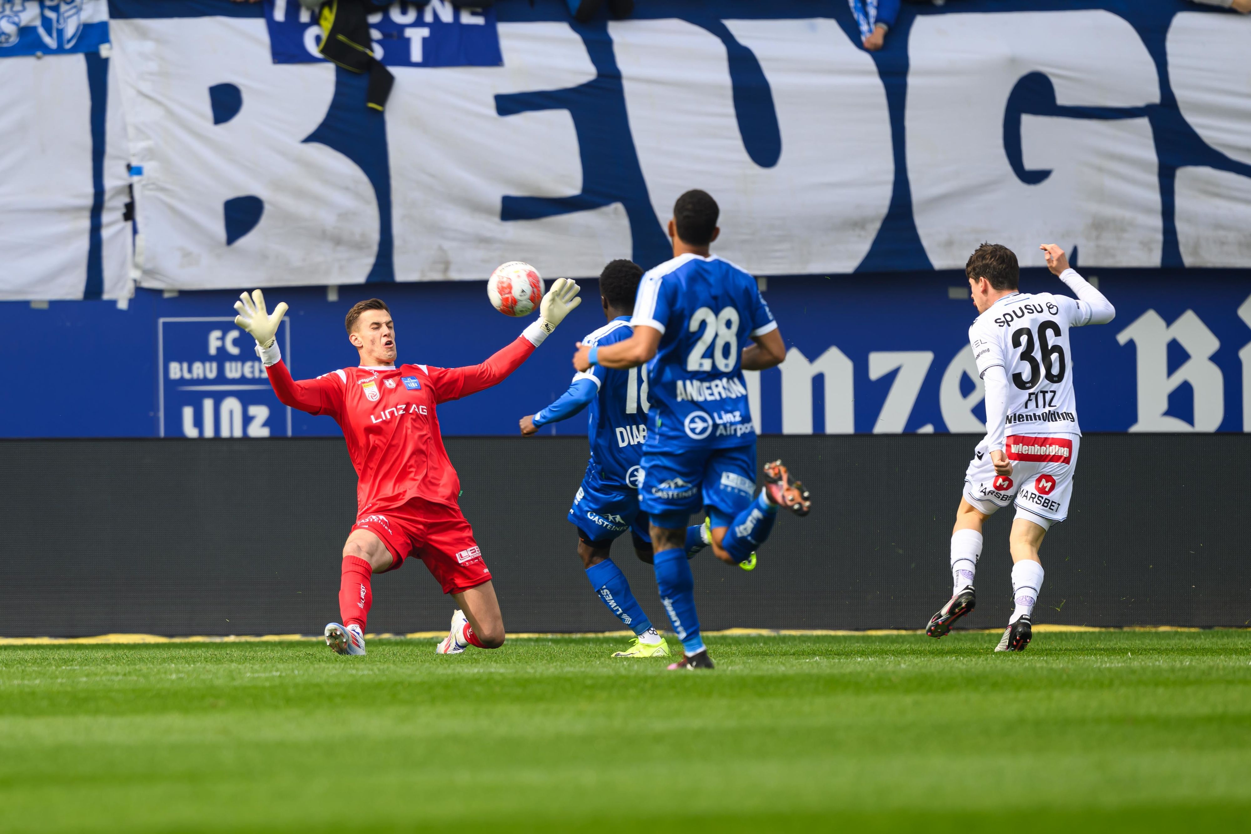 Fitz bringt die Austria in Linz auf Siegeskurs.