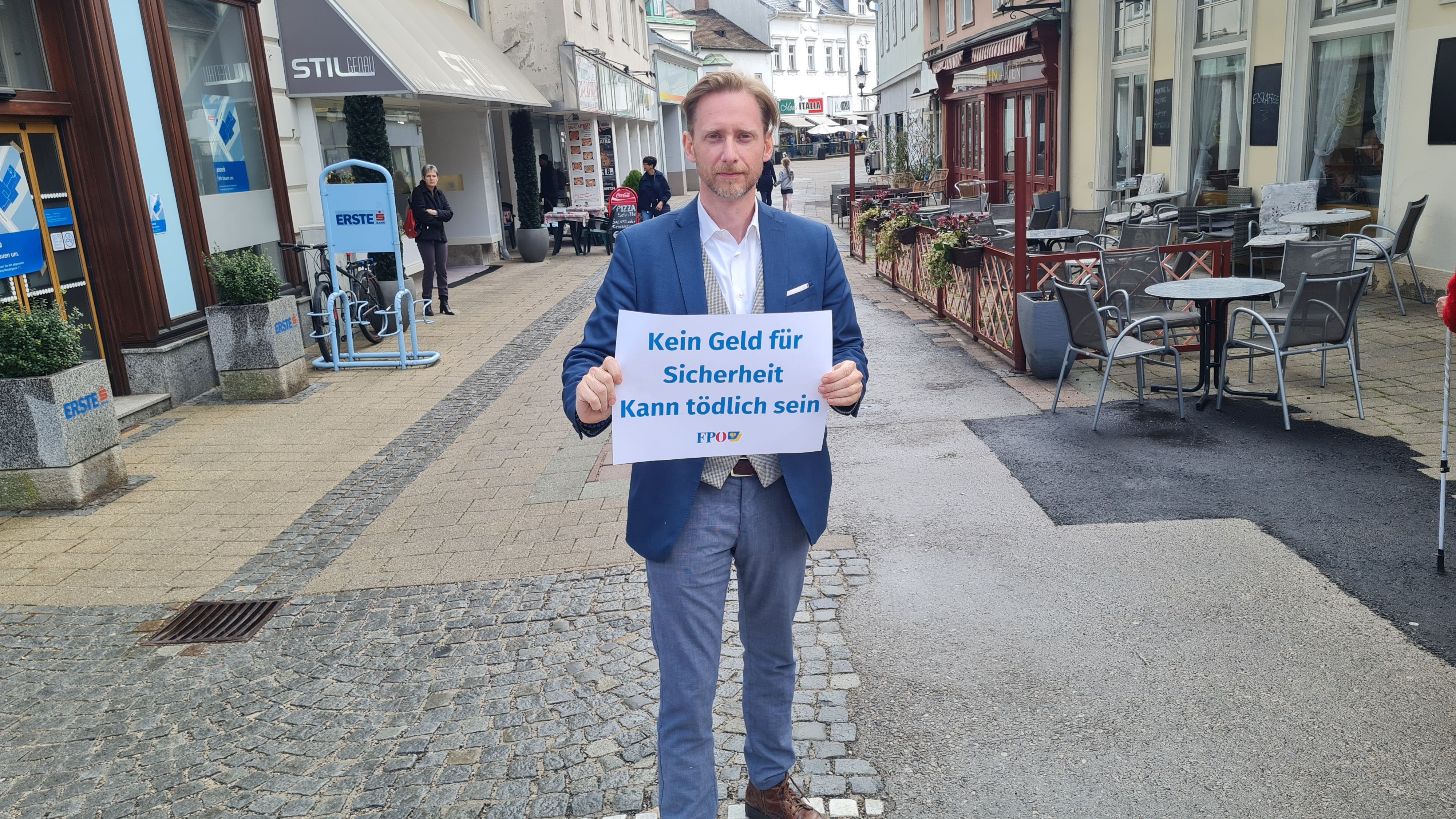 Gottfried Forsthuber fordert zusätzliche Poller