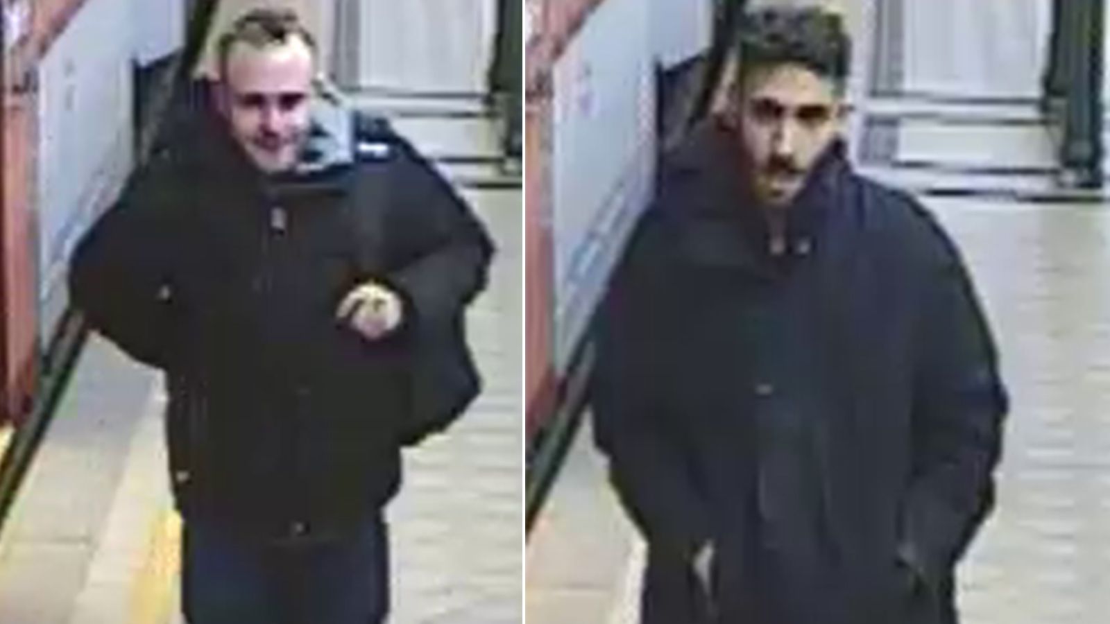 Wer hat diese zwei Männer gesehen?