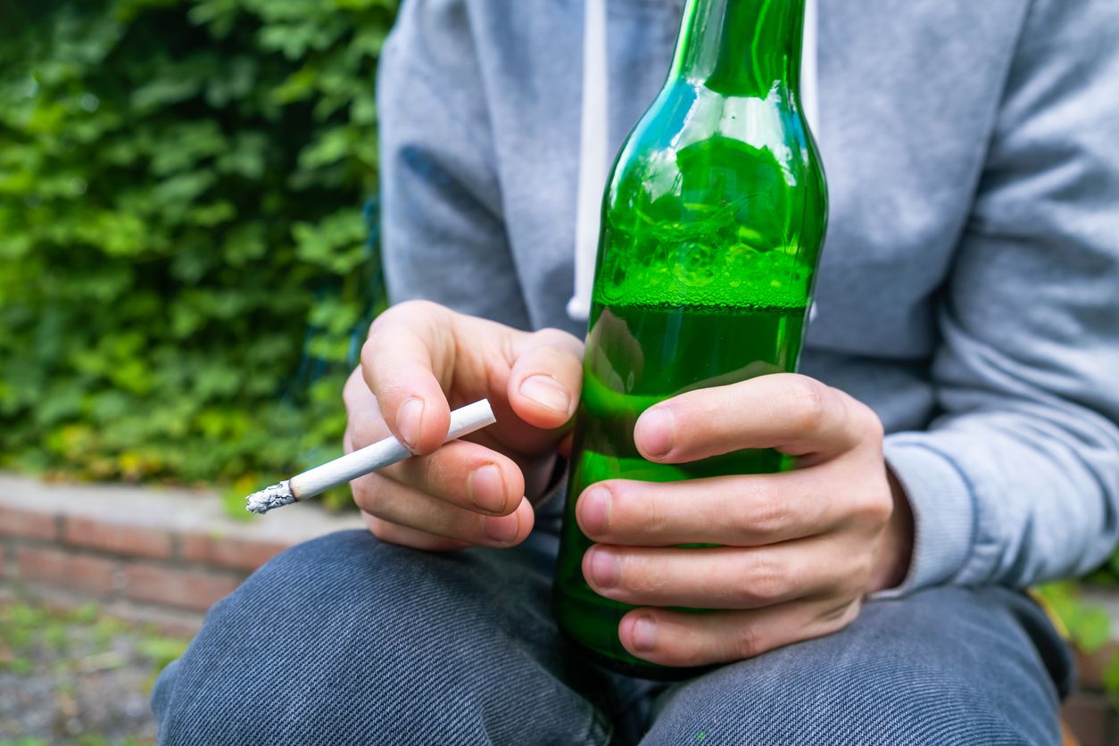 Bier und Tschick ist bei den Jungen heute nicht mehr so angesagt.