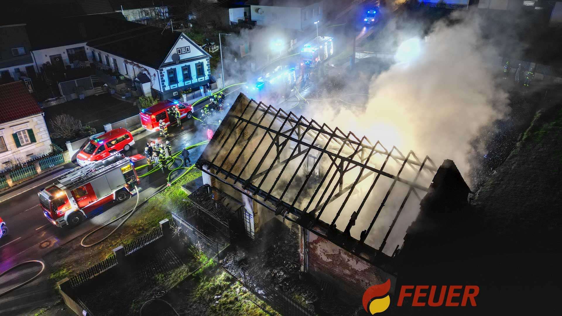 Die Brandursache ist bisher unbekannt.