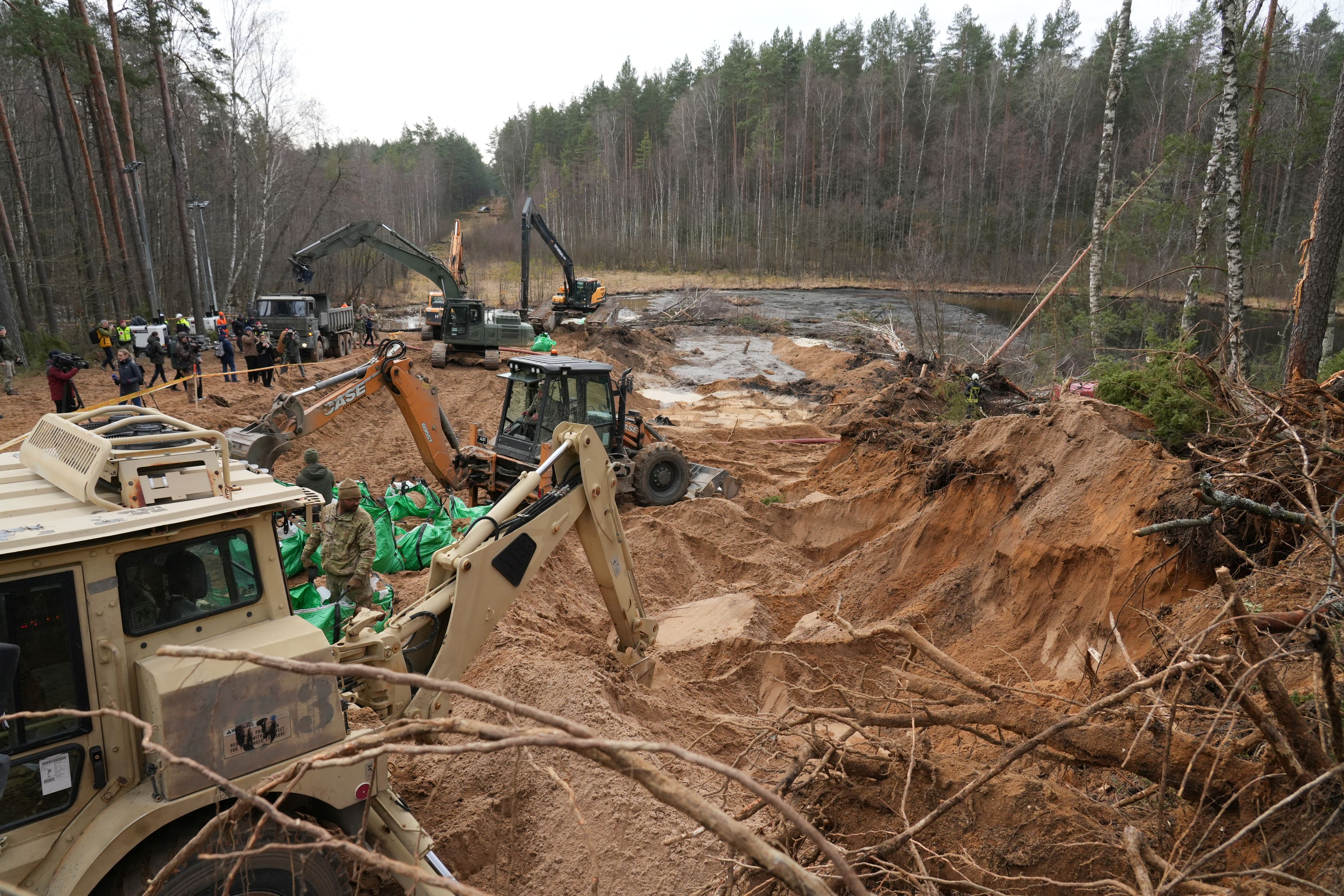Hier wurde nach den Soldaten gesucht. 