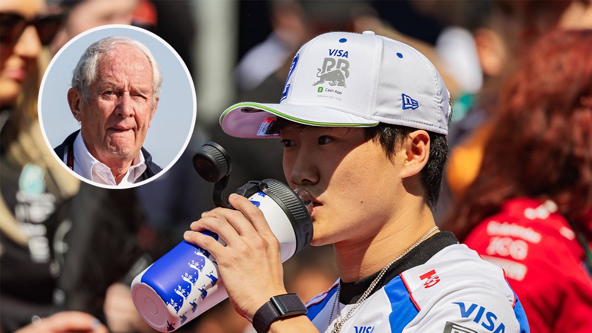 Helmut Marko stärkte Yuki Tsunoda den Rücken. 