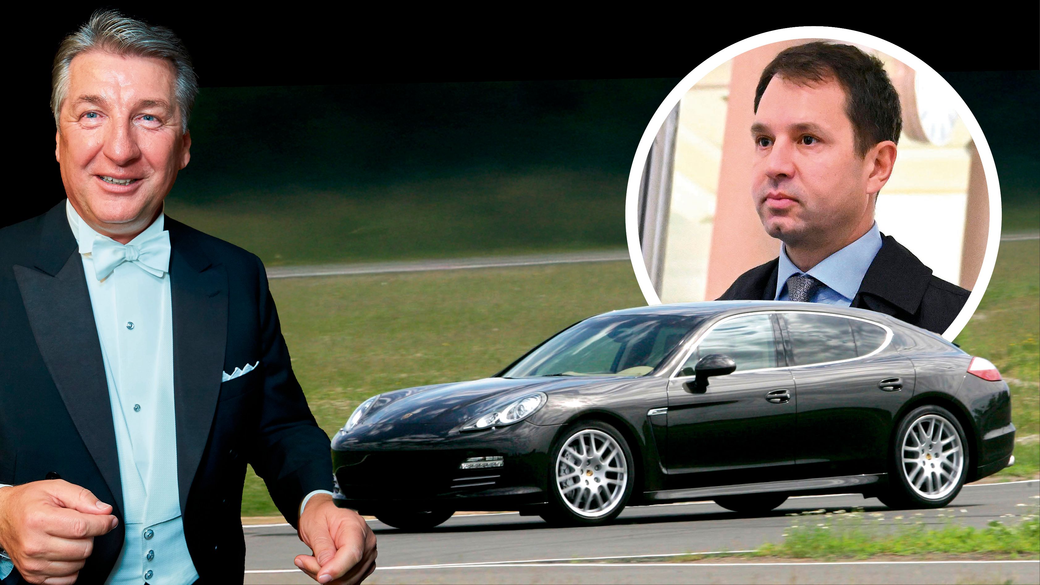 Ronny Pecik (vorn) lieh Thomas Schmid immer wieder Luxusautos für Wochenendtrips – schlicht aus Freundschaft, wie er sagt.