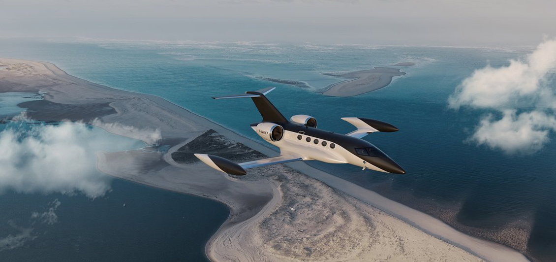 Wasserdampf statt Kohlendioxid: Der Kurzstreckenflieger BYA-1 ist umweltfreundlich unterwegs.