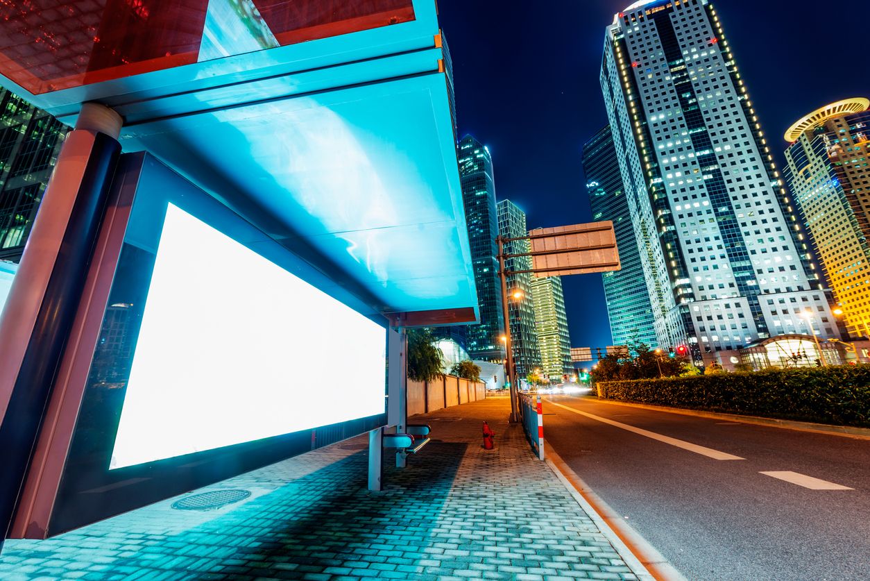 Symbolbild einer Lichtwerbung