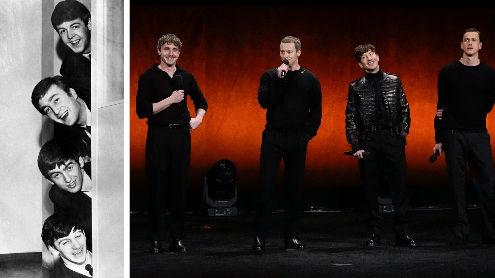 Es wird ein Film über die "Beatles" gedreht. Der Cast kann sich sehen lassen.